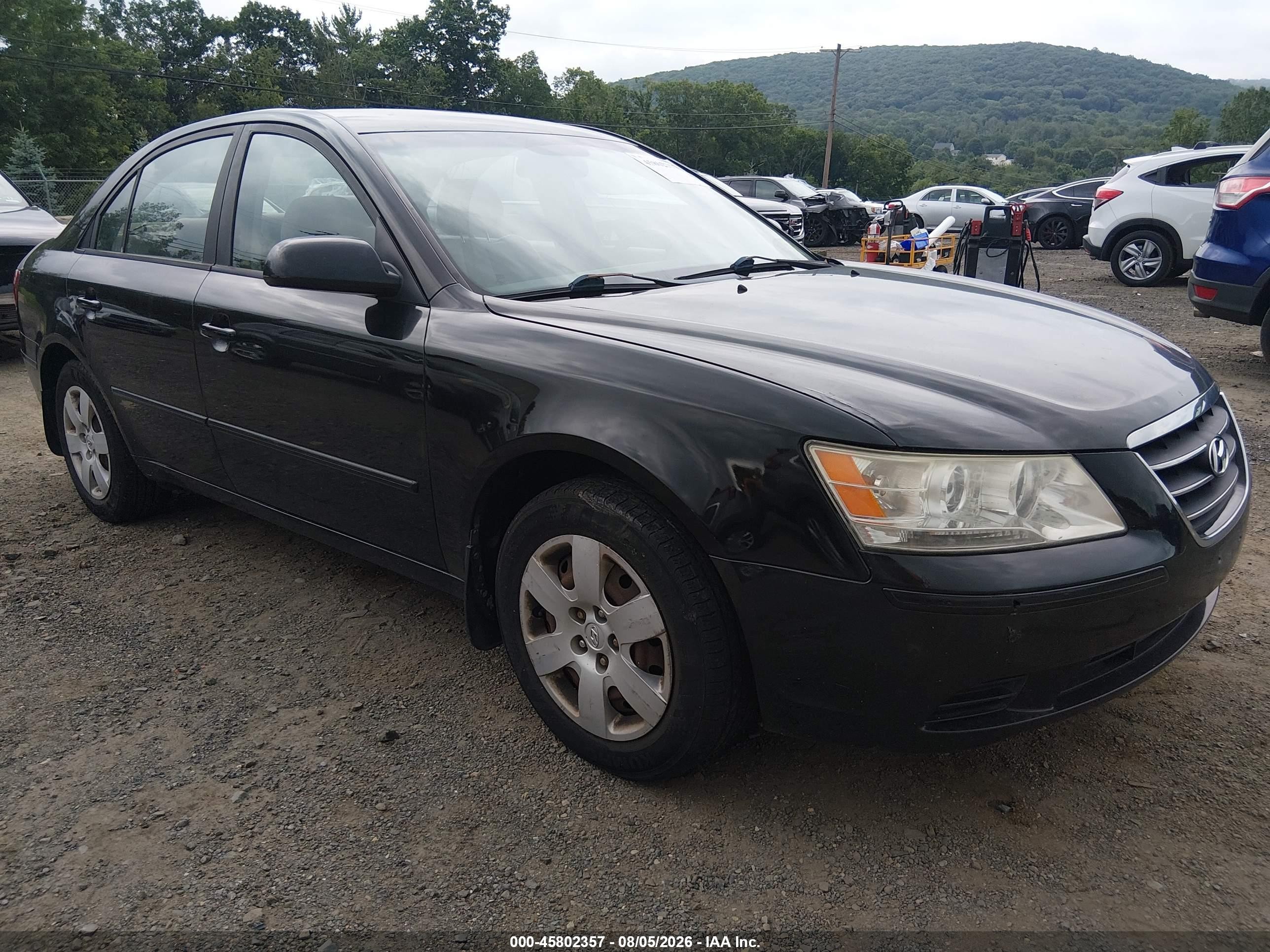 2010 Hyundai Sonata Gls Black vin: 5NPET4AC3AH623629