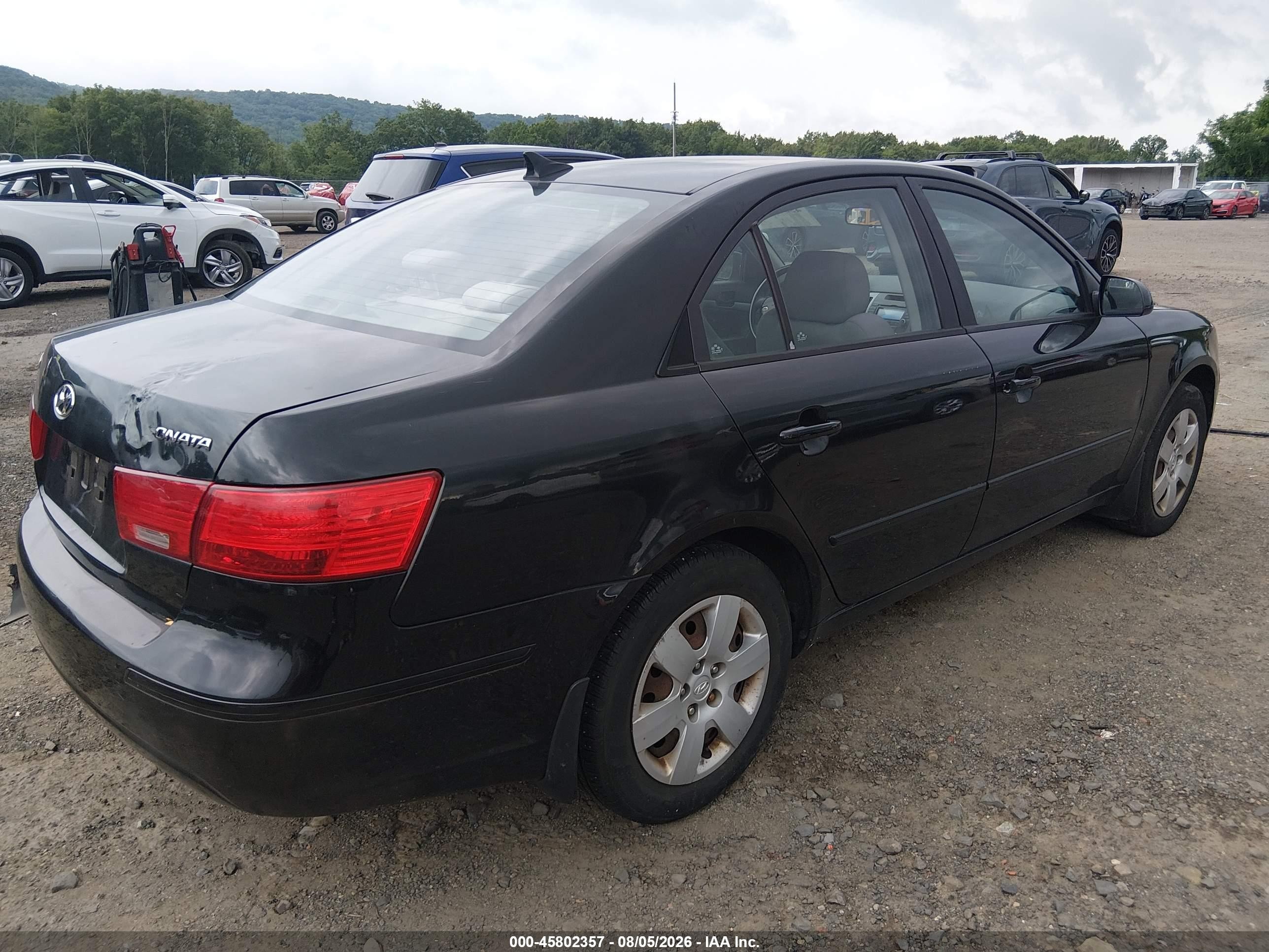 2010 Hyundai Sonata Gls Black vin: 5NPET4AC3AH623629