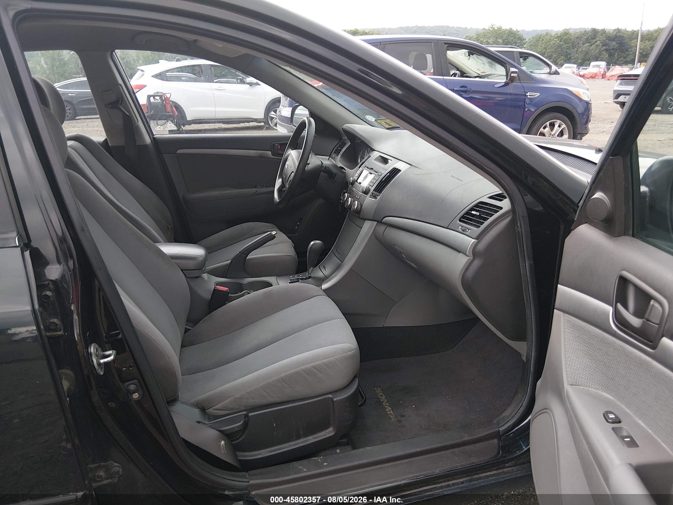 2010 Hyundai Sonata Gls Black vin: 5NPET4AC3AH623629