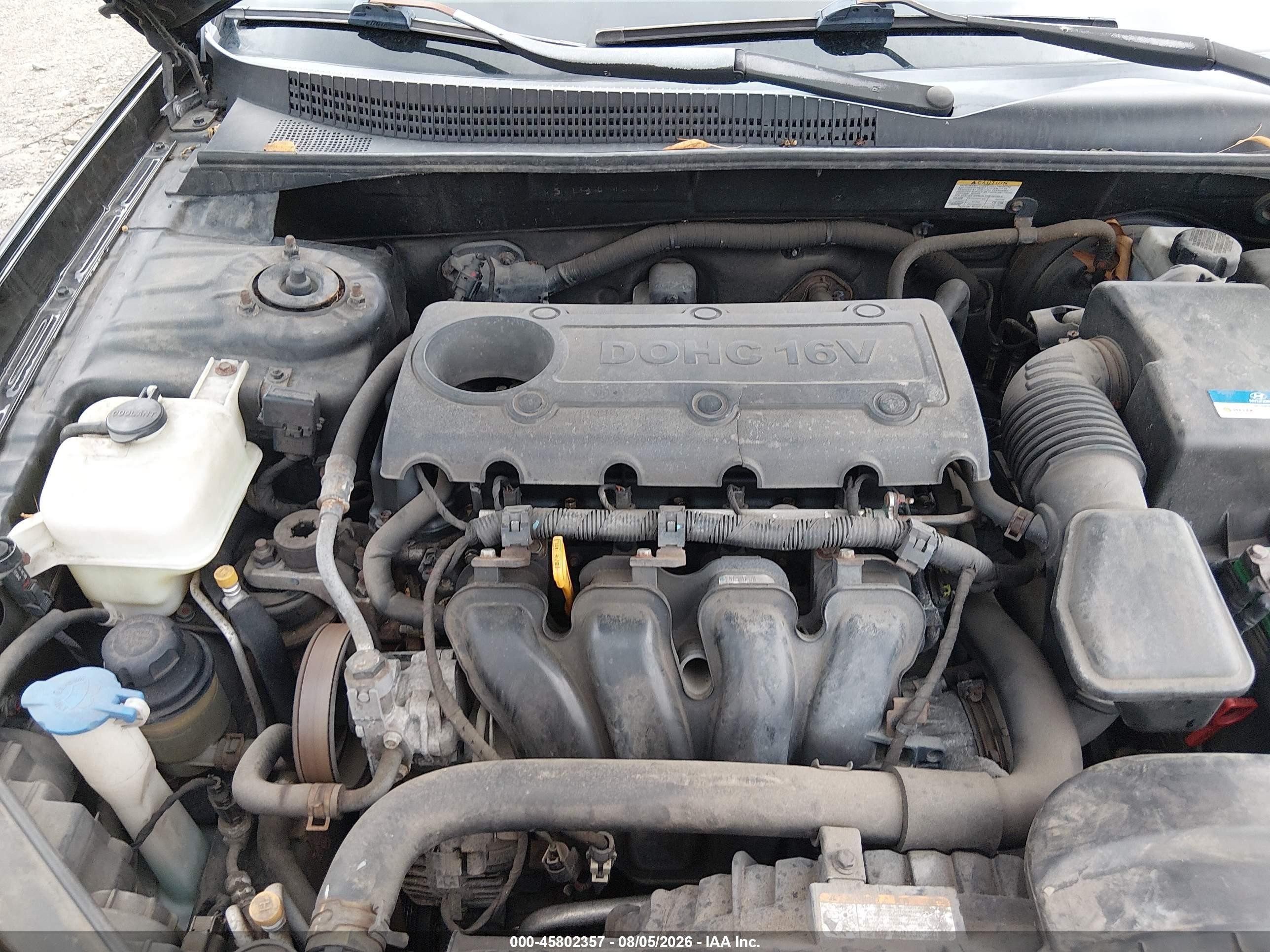 2010 Hyundai Sonata Gls Black vin: 5NPET4AC3AH623629