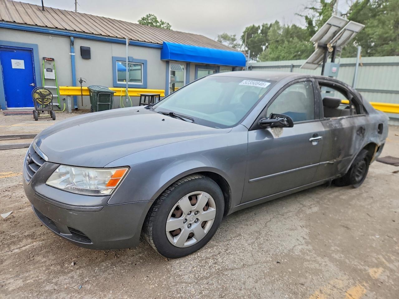 2010 Hyundai Sonata Gls Gray vin: 5NPET4AC3AH626983