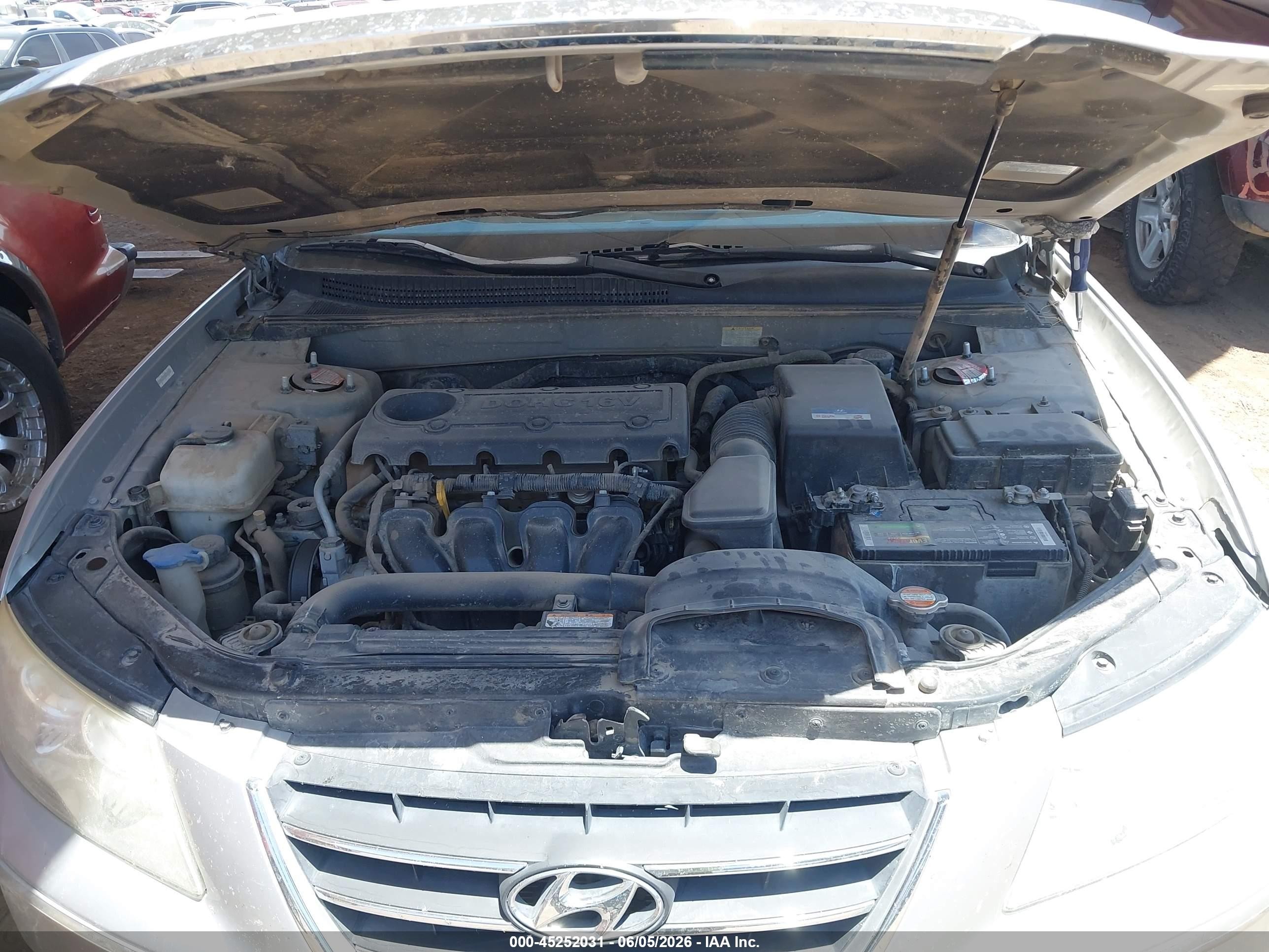 2010 Hyundai Sonata Gls Silver vin: 5NPET4AC3AH631293