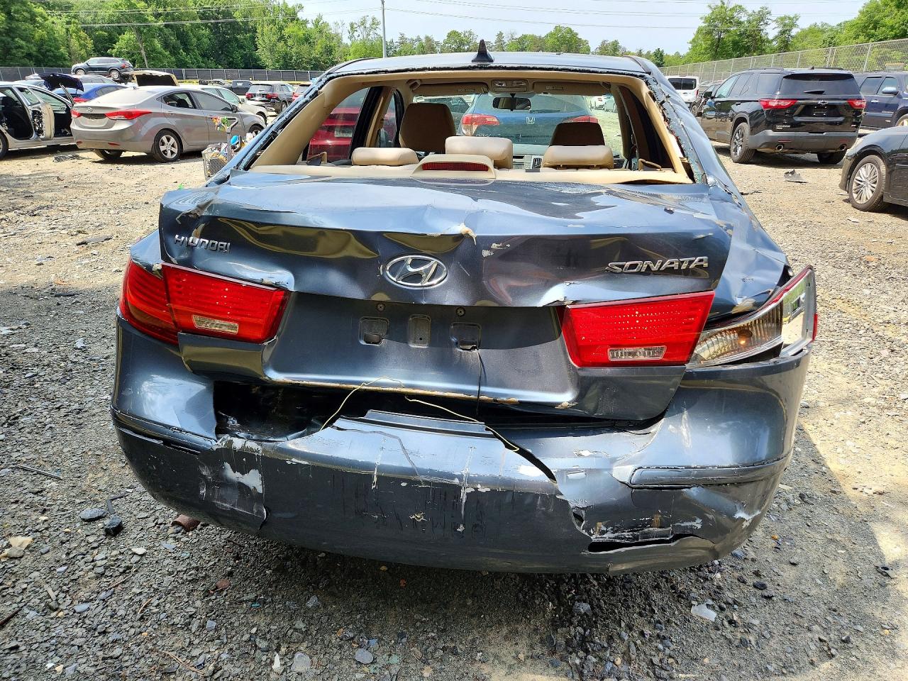 2010 Hyundai Sonata Gls Blue vin: 5NPET4AC3AH641919