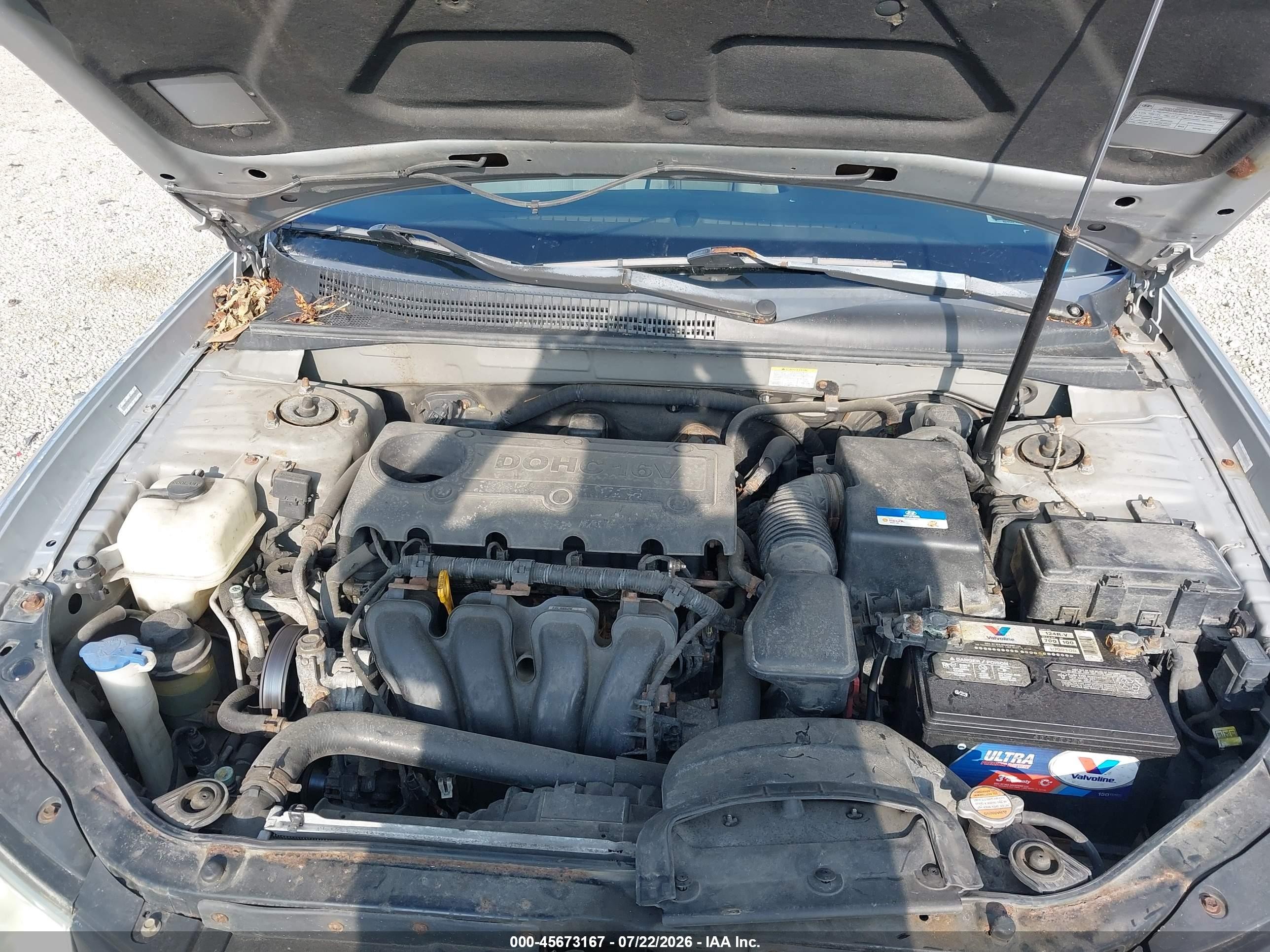 2010 Hyundai Sonata Gls Gray vin: 5NPET4AC3AH645503