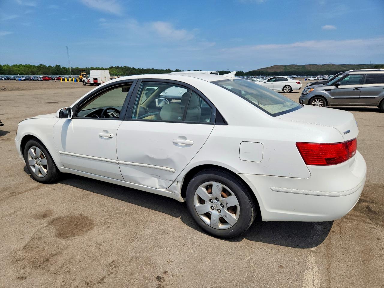 2010 Hyundai Sonata Gls Белый vin: 5NPET4AC3AH659272