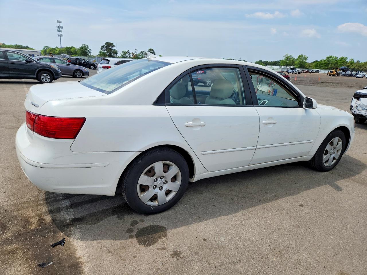 2010 Hyundai Sonata Gls Белый vin: 5NPET4AC3AH659272