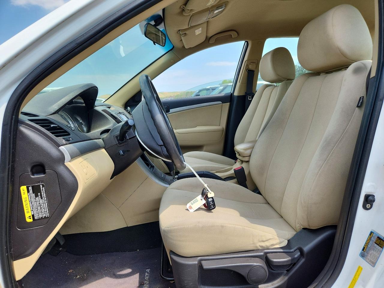 2010 Hyundai Sonata Gls Белый vin: 5NPET4AC3AH659272