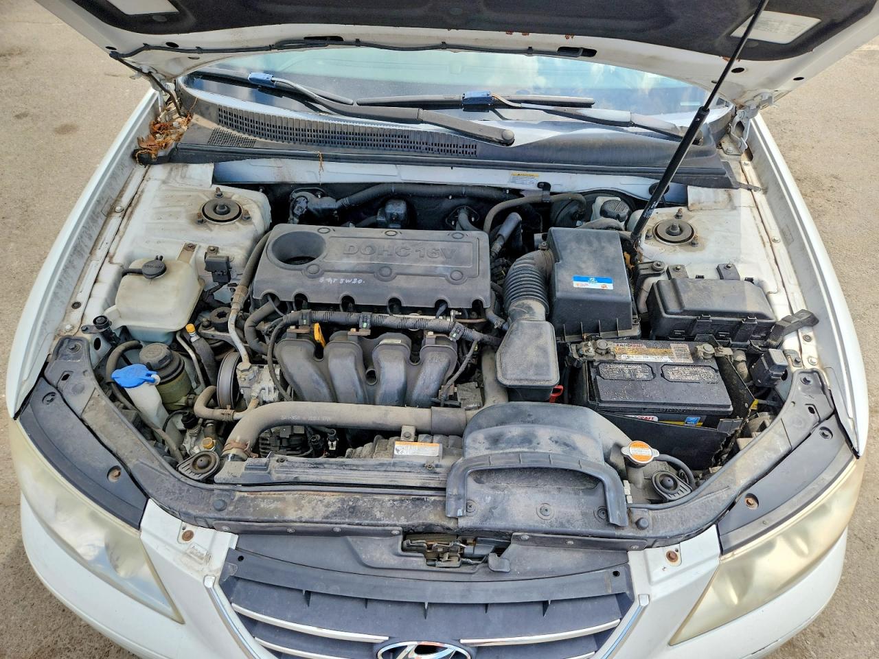 2010 Hyundai Sonata Gls Белый vin: 5NPET4AC3AH659272