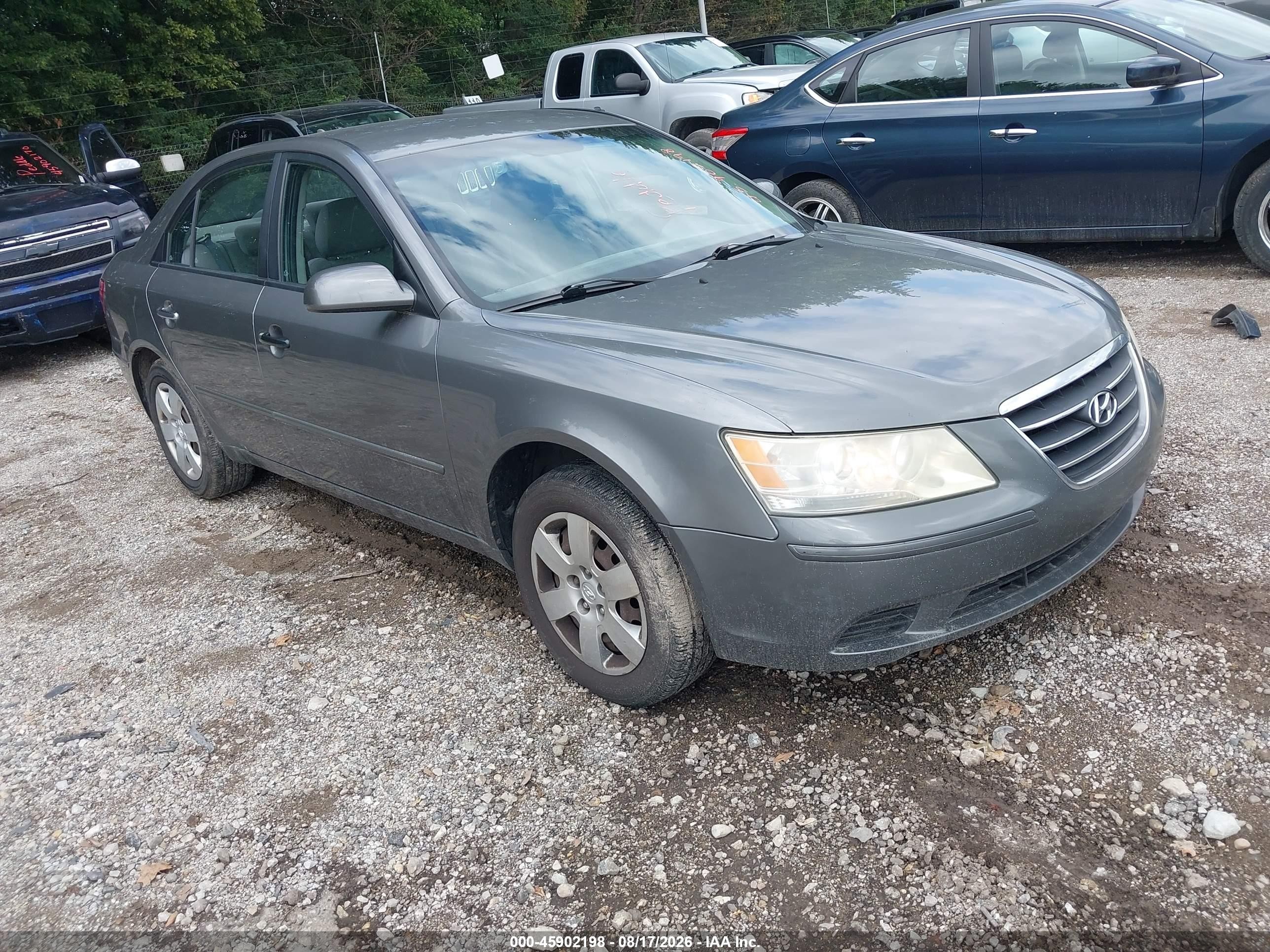 2010 Hyundai Sonata Gls Gray vin: 5NPET4AC4AH578071