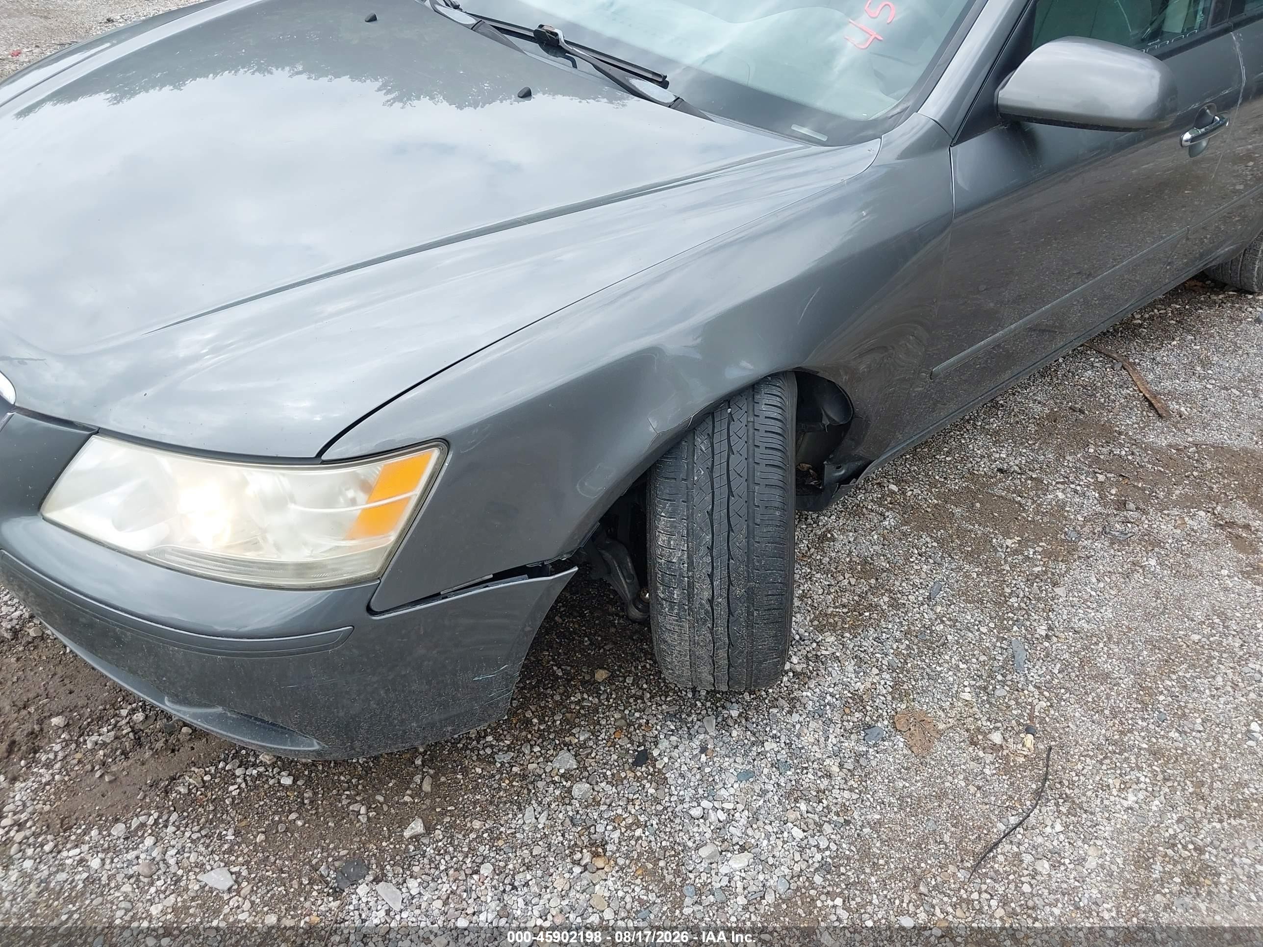 2010 Hyundai Sonata Gls Gray vin: 5NPET4AC4AH578071