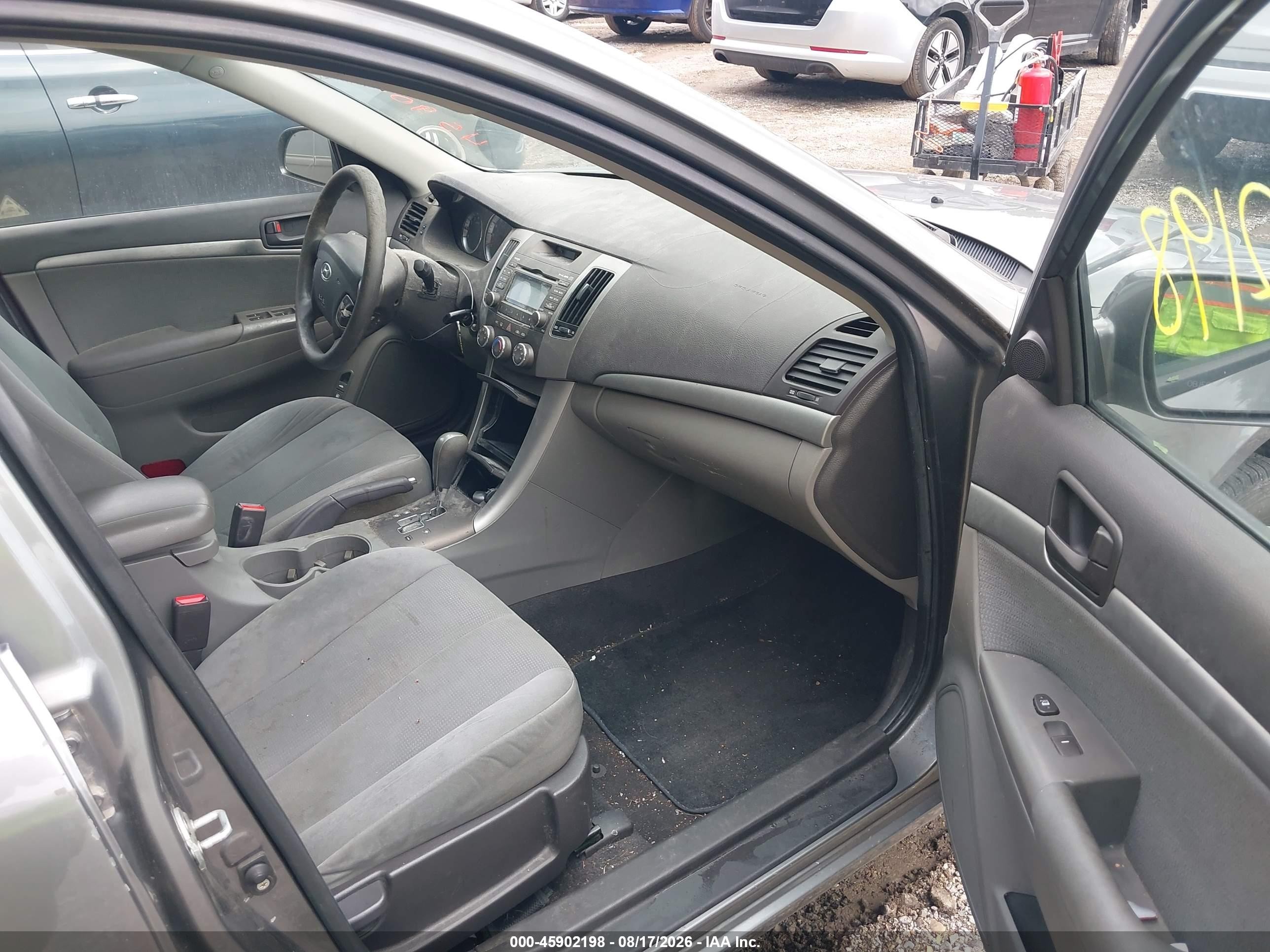2010 Hyundai Sonata Gls Gray vin: 5NPET4AC4AH578071