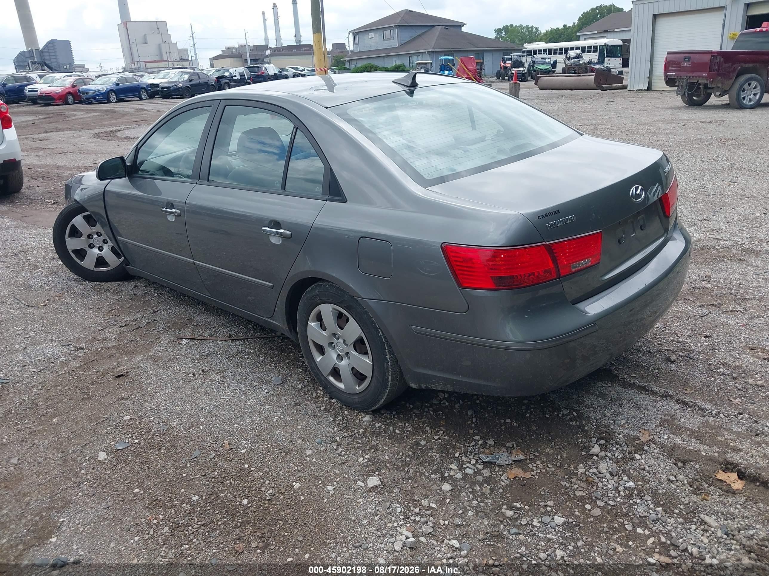 2010 Hyundai Sonata Gls Gray vin: 5NPET4AC4AH578071