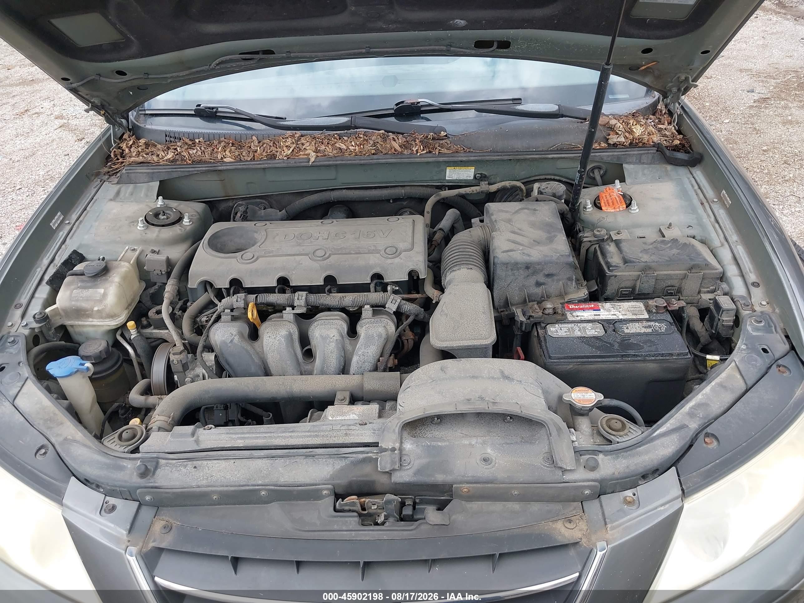 2010 Hyundai Sonata Gls Gray vin: 5NPET4AC4AH578071