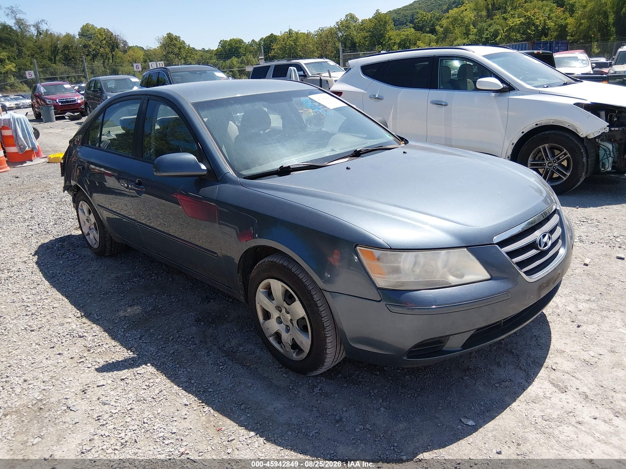 2010 Hyundai Sonata Gls Blue vin: 5NPET4AC4AH582833