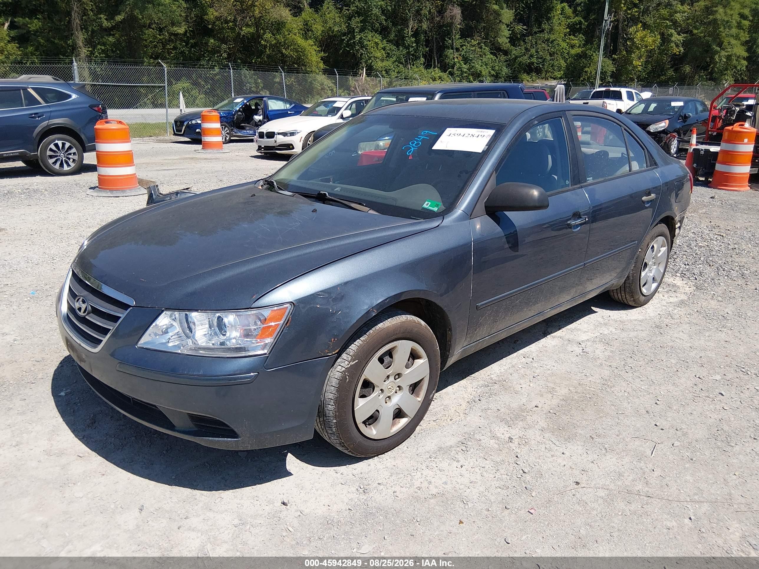 2010 Hyundai Sonata Gls Blue vin: 5NPET4AC4AH582833