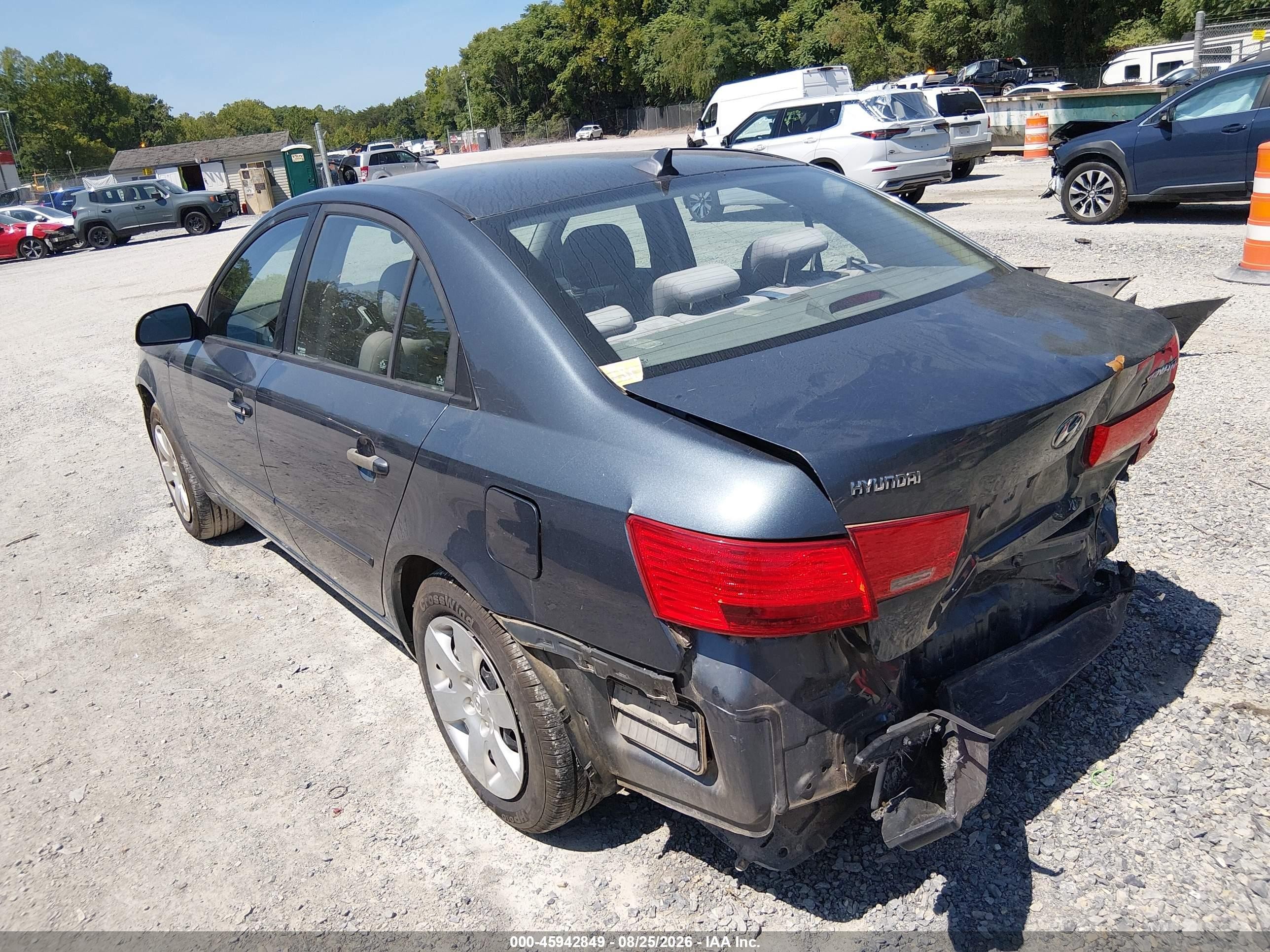 2010 Hyundai Sonata Gls Blue vin: 5NPET4AC4AH582833