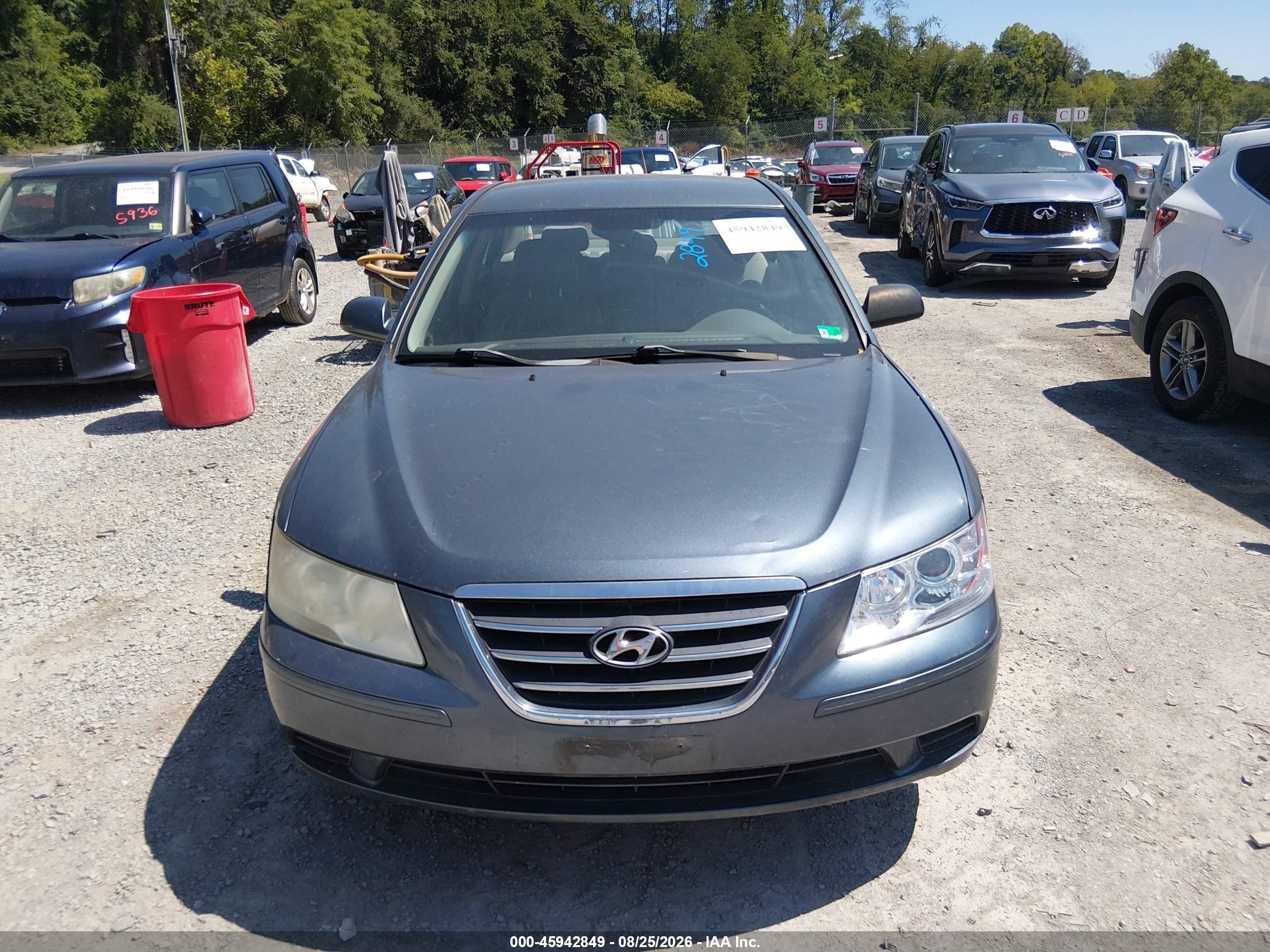2010 Hyundai Sonata Gls Blue vin: 5NPET4AC4AH582833