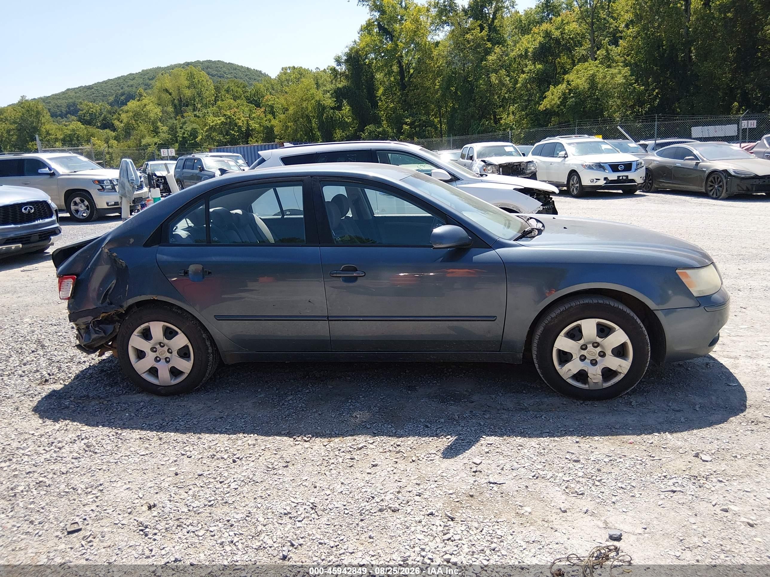 2010 Hyundai Sonata Gls Blue vin: 5NPET4AC4AH582833