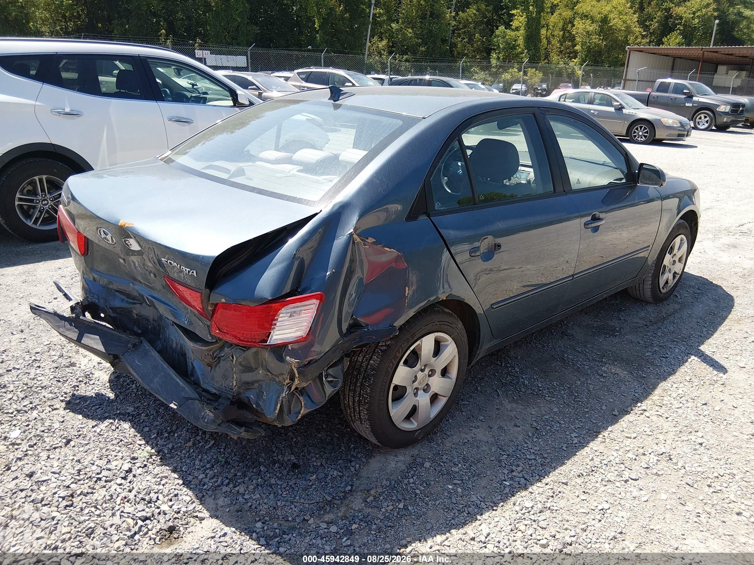 2010 Hyundai Sonata Gls Blue vin: 5NPET4AC4AH582833