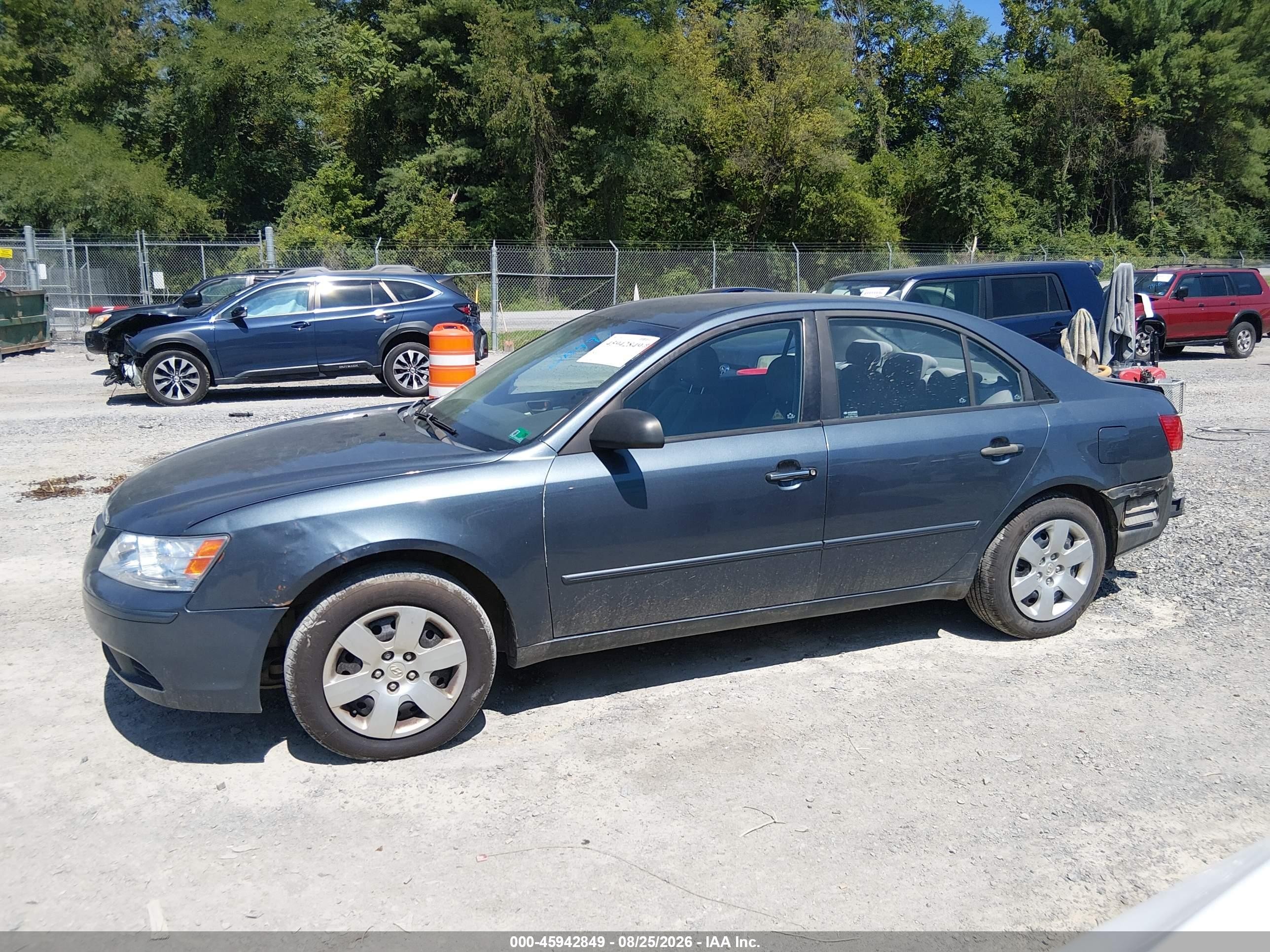 2010 Hyundai Sonata Gls Blue vin: 5NPET4AC4AH582833