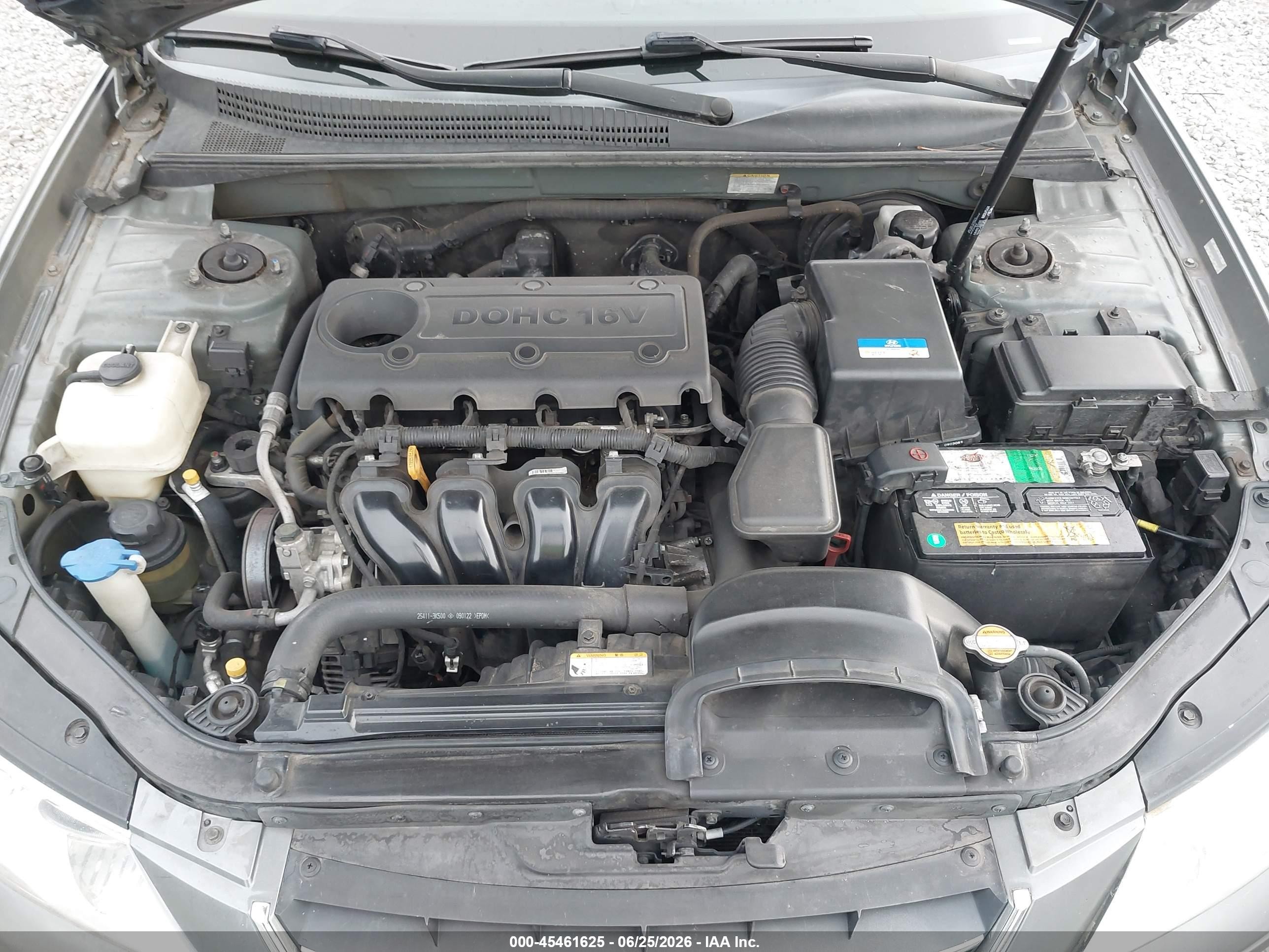 2010 Hyundai Sonata Gls Gray vin: 5NPET4AC4AH591709