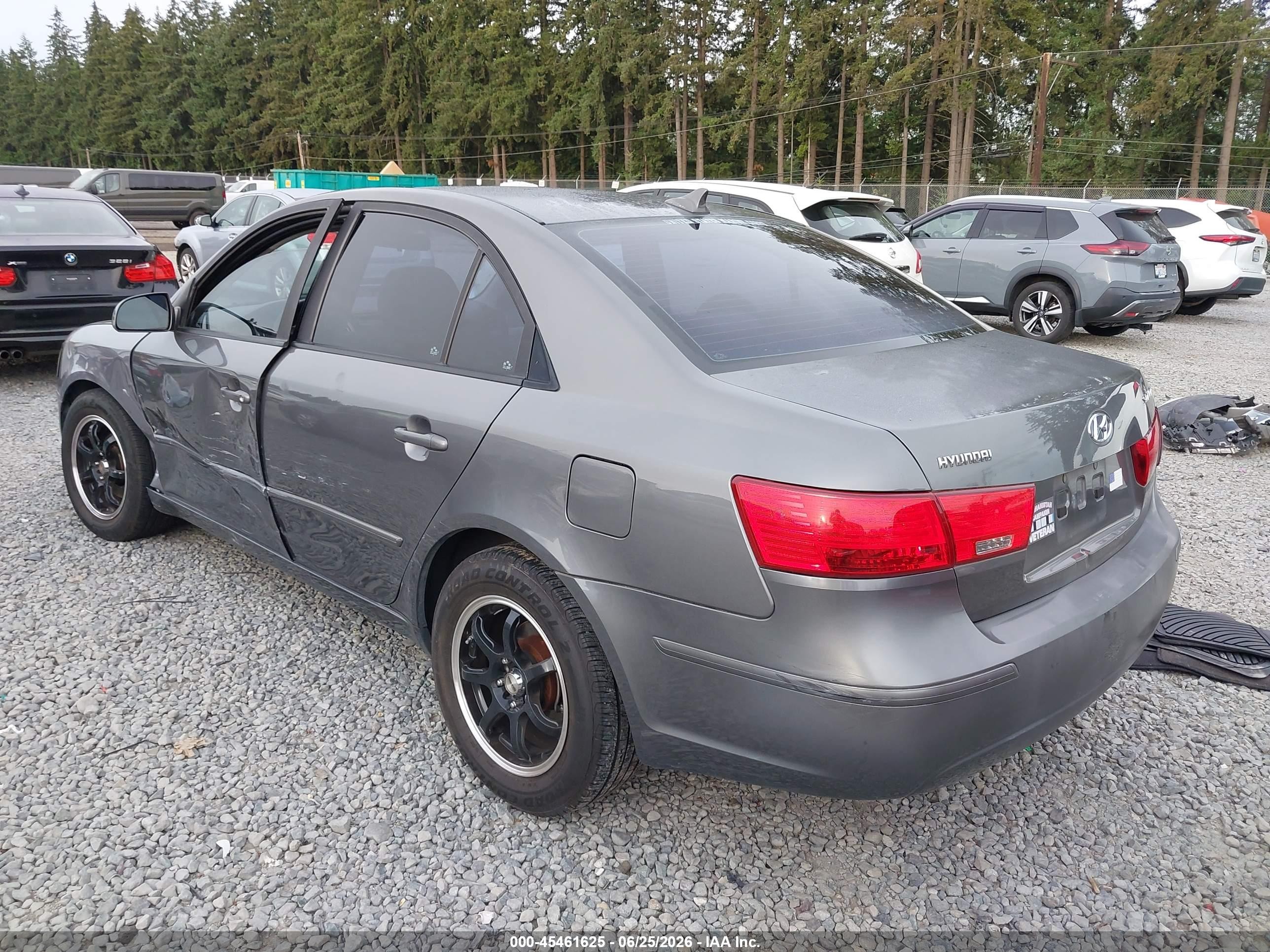 2010 Hyundai Sonata Gls Gray vin: 5NPET4AC4AH591709