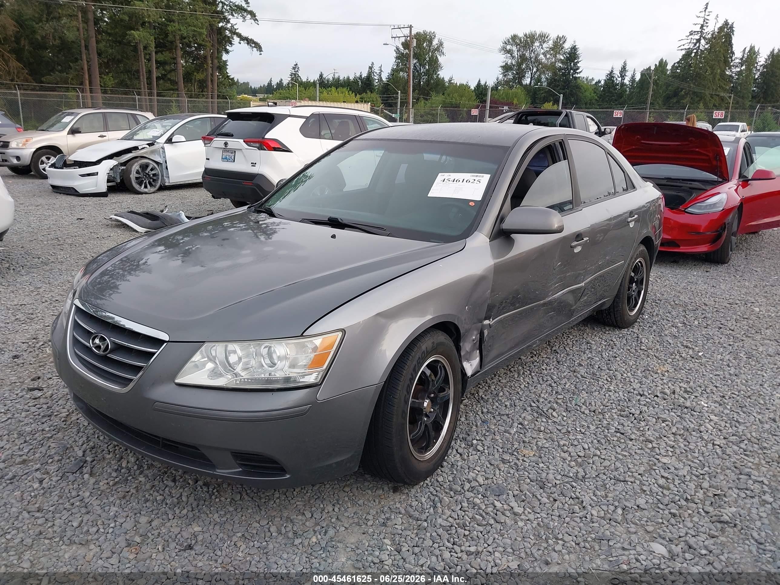 2010 Hyundai Sonata Gls Gray vin: 5NPET4AC4AH591709