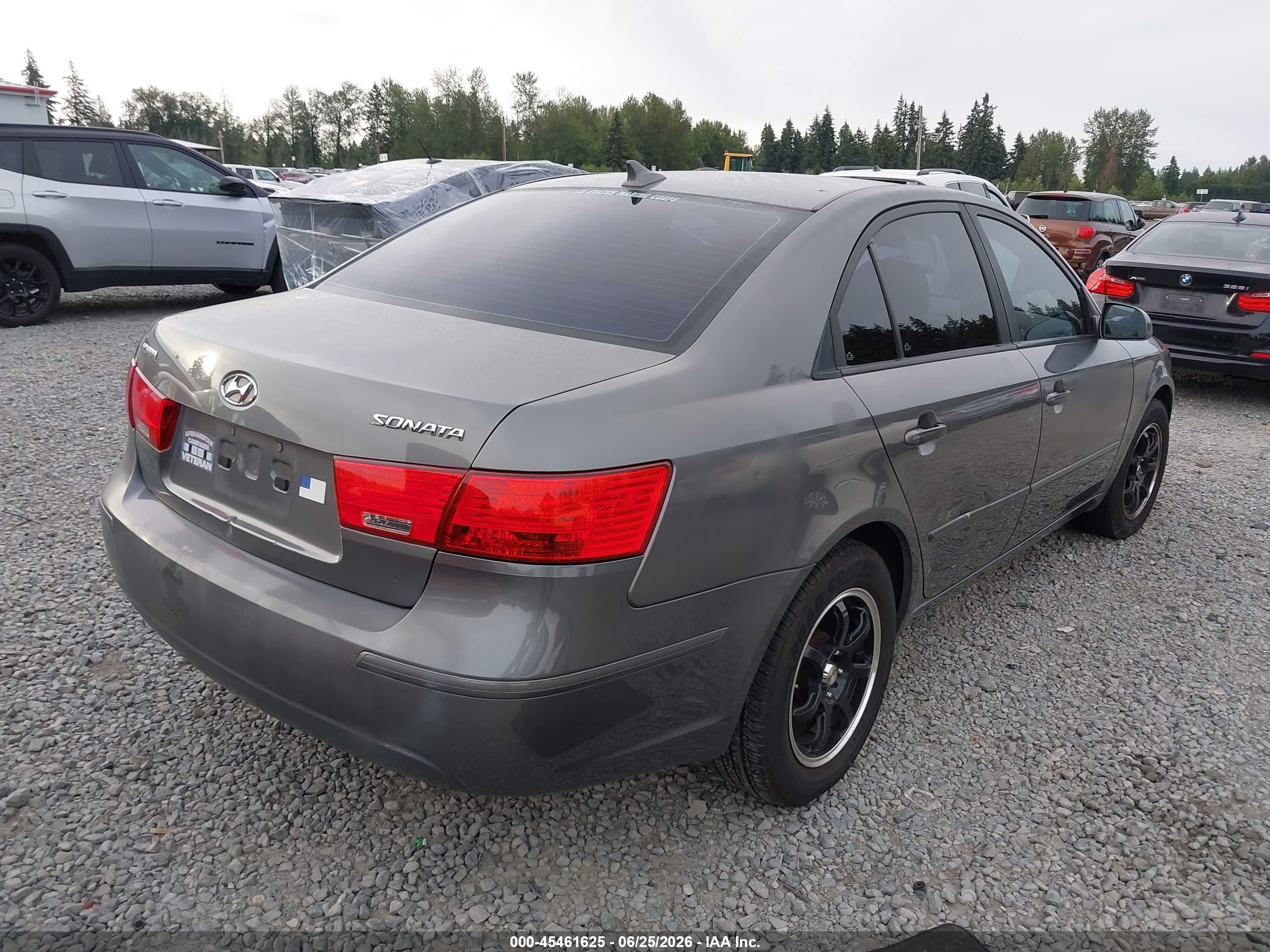 2010 Hyundai Sonata Gls Gray vin: 5NPET4AC4AH591709