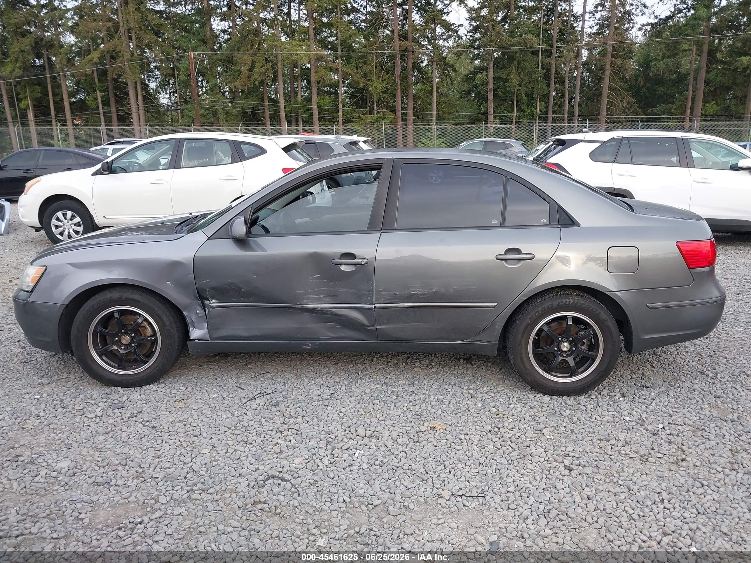 2010 Hyundai Sonata Gls Gray vin: 5NPET4AC4AH591709