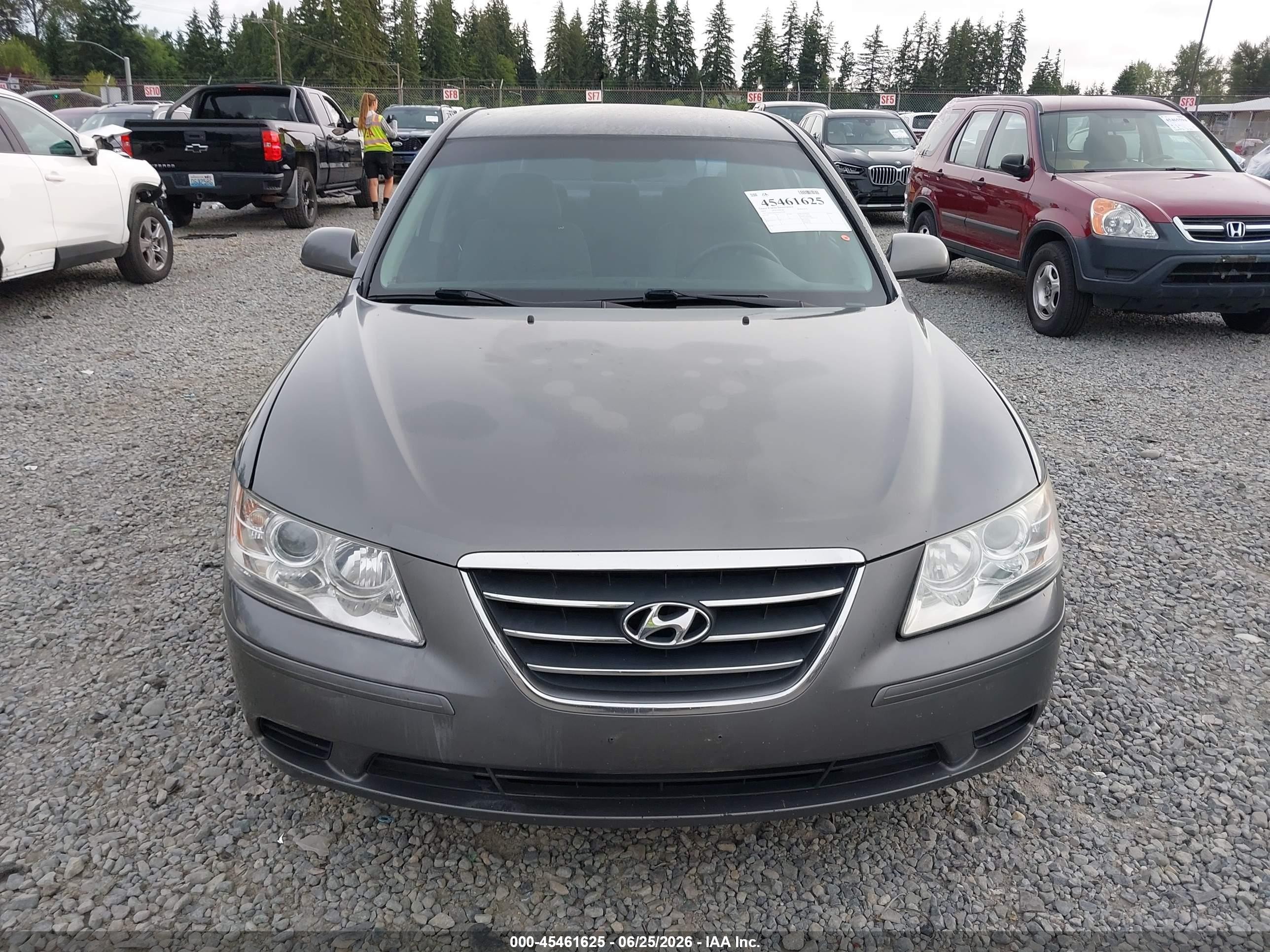 2010 Hyundai Sonata Gls Gray vin: 5NPET4AC4AH591709