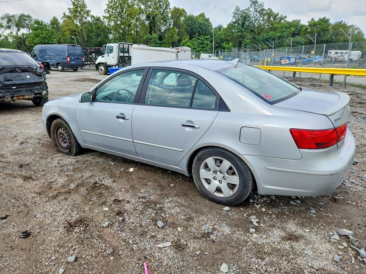 2010 Hyundai Sonata Gls Silver vin: 5NPET4AC4AH595405