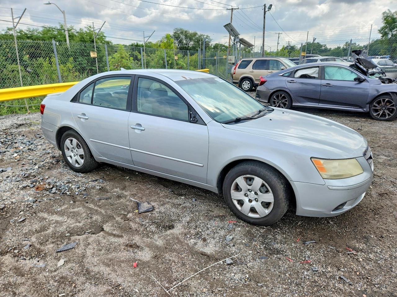 2010 Hyundai Sonata Gls Silver vin: 5NPET4AC4AH595405