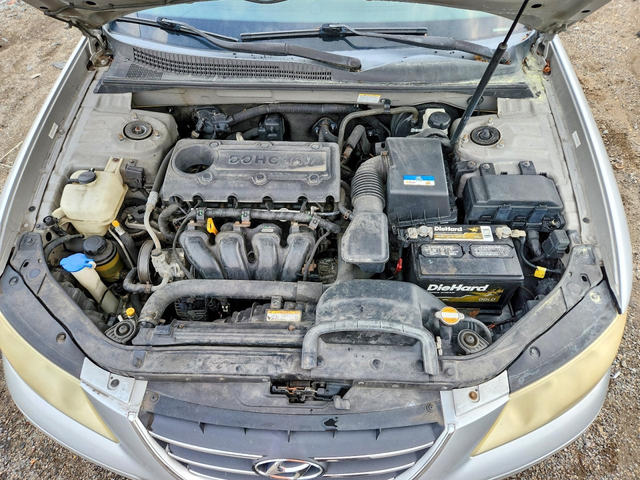 2010 Hyundai Sonata Gls Silver vin: 5NPET4AC4AH595405