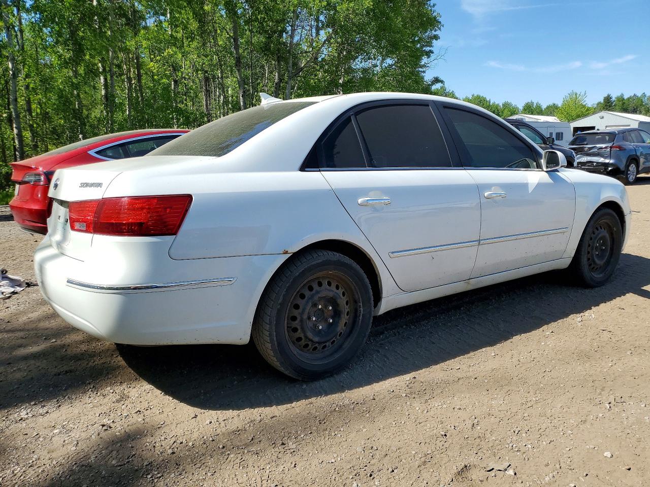 2010 Hyundai Sonata Gls White vin: 5NPET4AC4AH610565