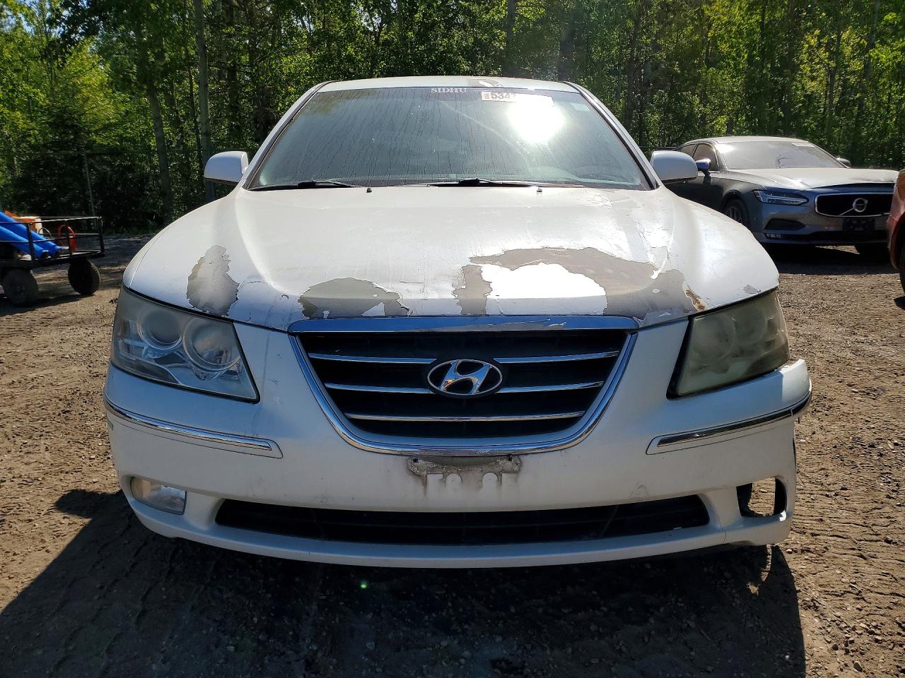 2010 Hyundai Sonata Gls White vin: 5NPET4AC4AH610565
