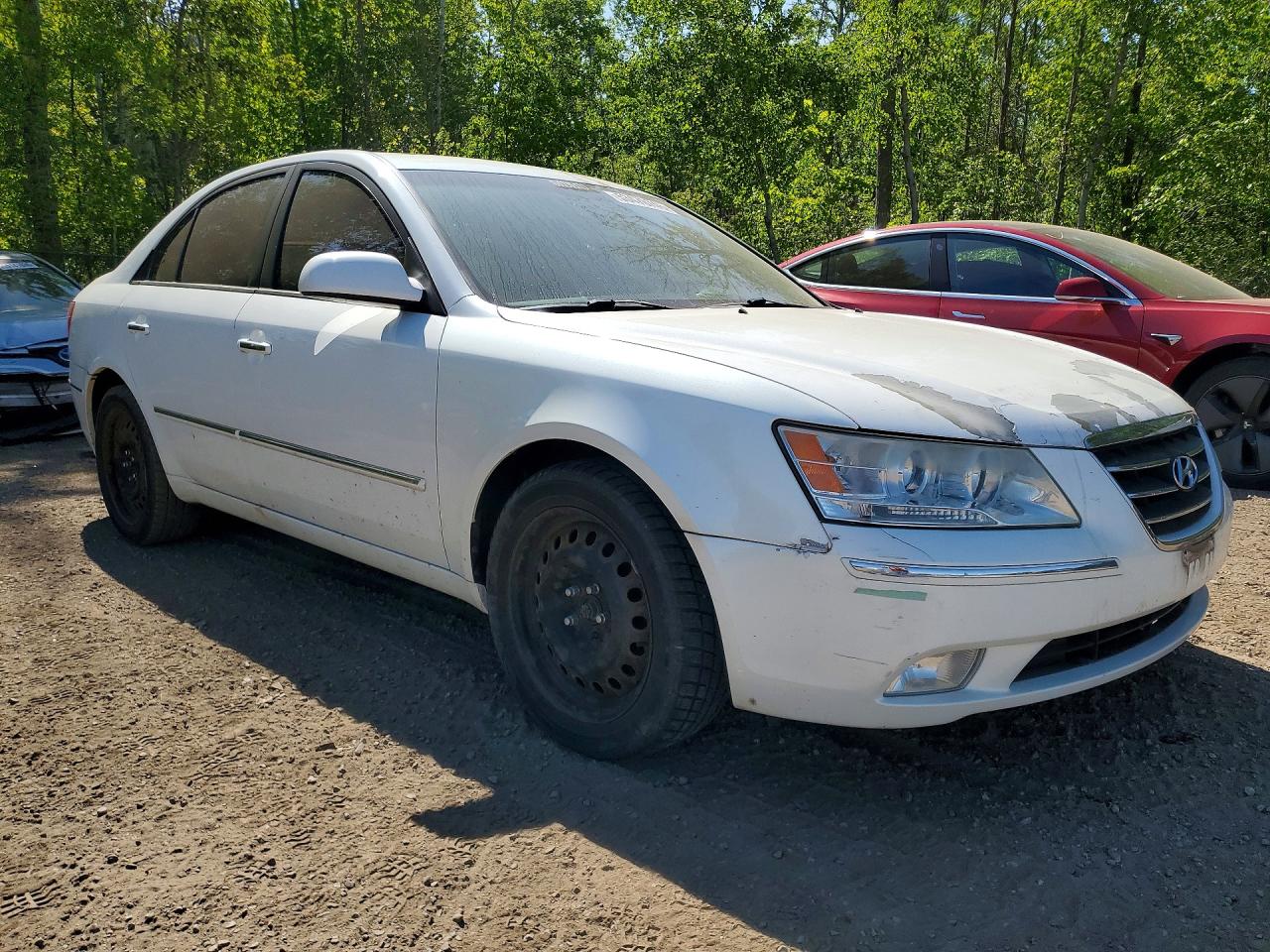 2010 Hyundai Sonata Gls White vin: 5NPET4AC4AH610565