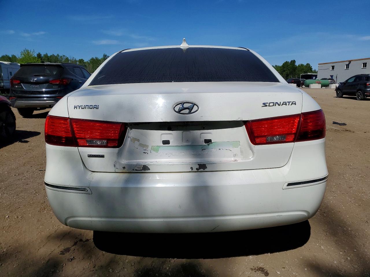 2010 Hyundai Sonata Gls White vin: 5NPET4AC4AH610565