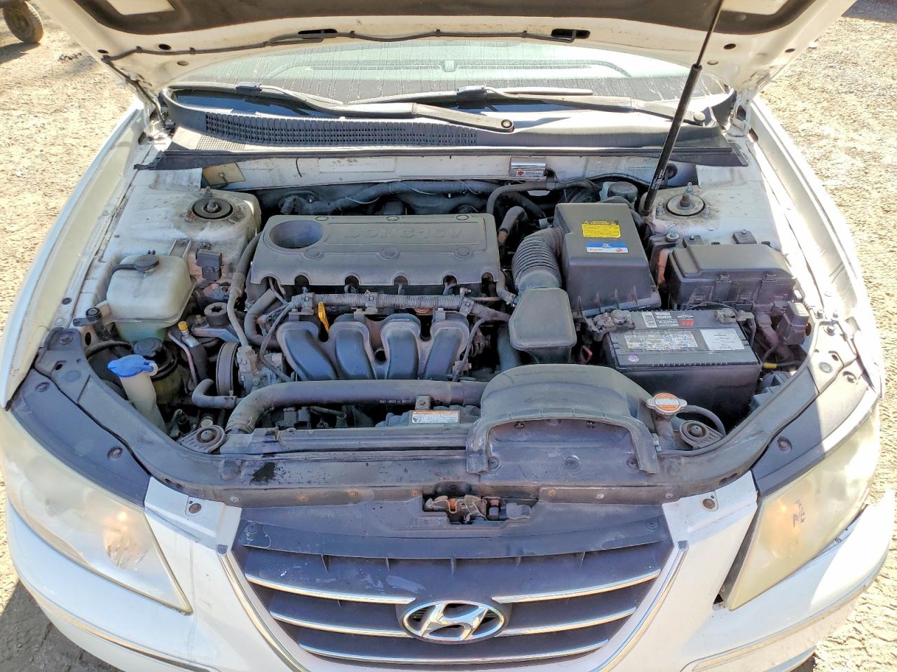 2010 Hyundai Sonata Gls White vin: 5NPET4AC4AH610565