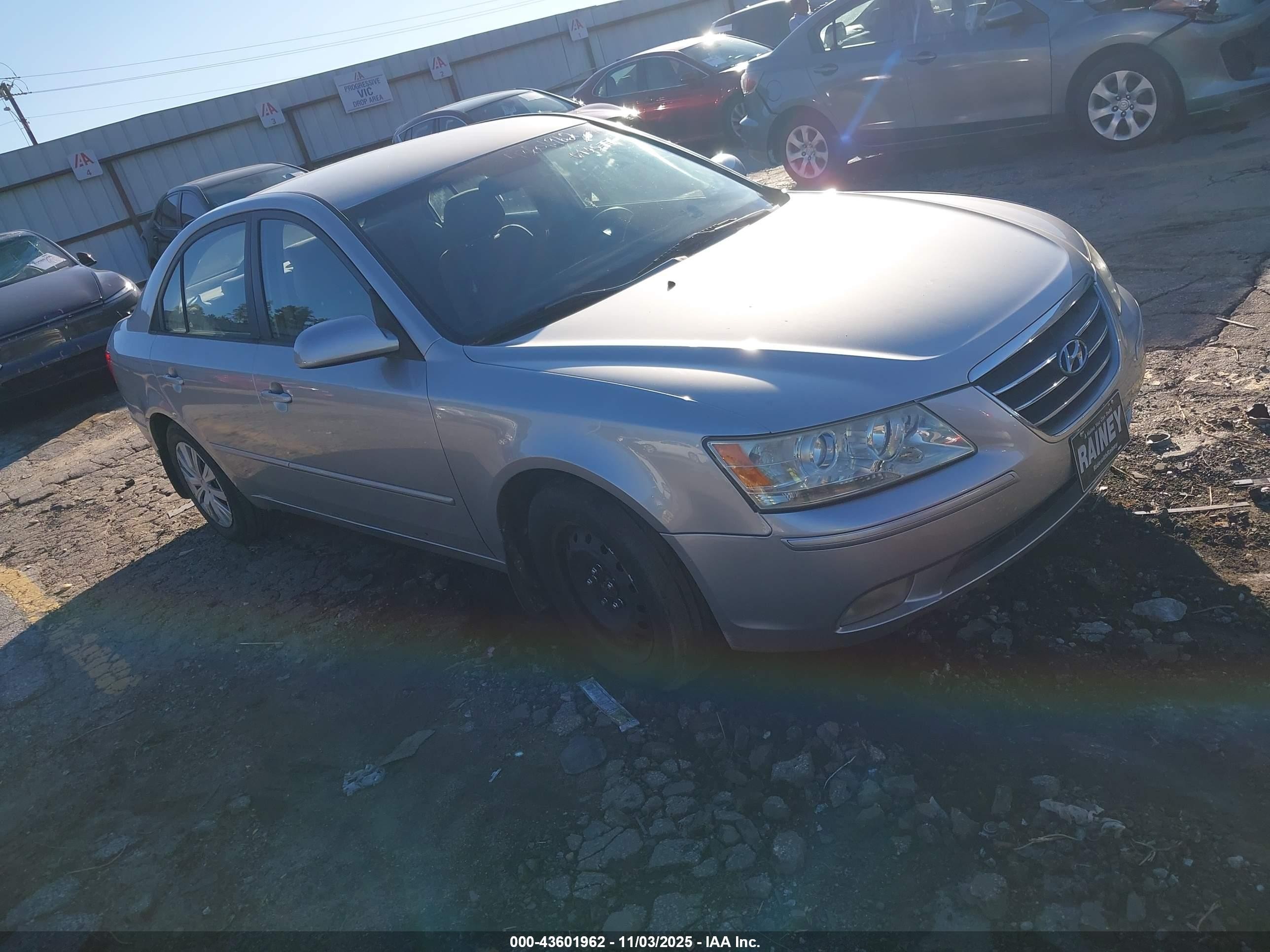 2010 Hyundai Sonata Gls Silver vin: 5NPET4AC4AH613577
