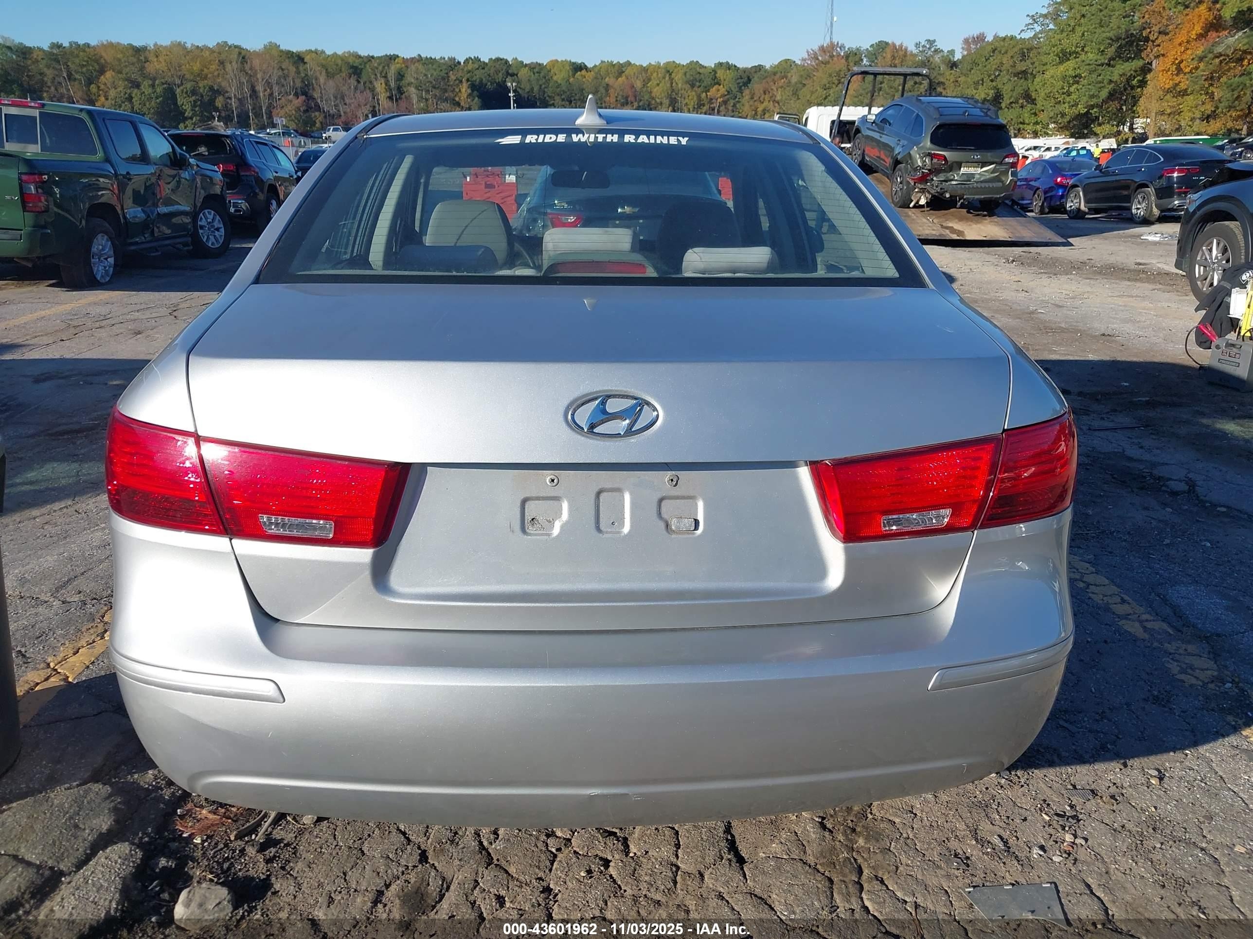 2010 Hyundai Sonata Gls Silver vin: 5NPET4AC4AH613577