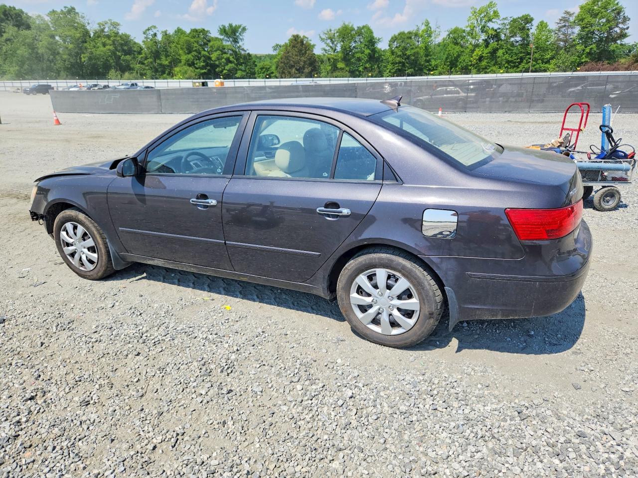 2010 Hyundai Sonata Gls Gray vin: 5NPET4AC4AH620187