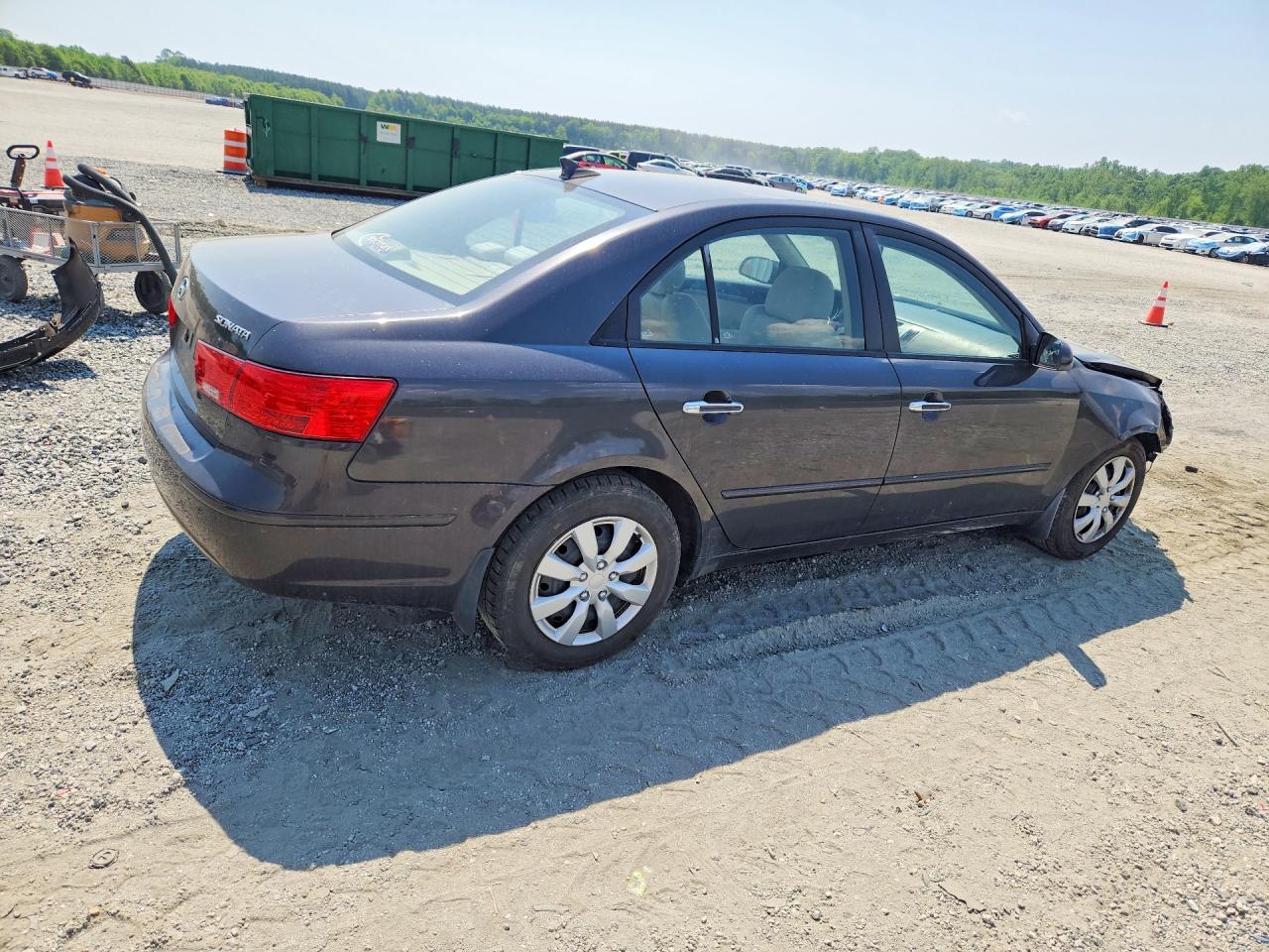 2010 Hyundai Sonata Gls Gray vin: 5NPET4AC4AH620187