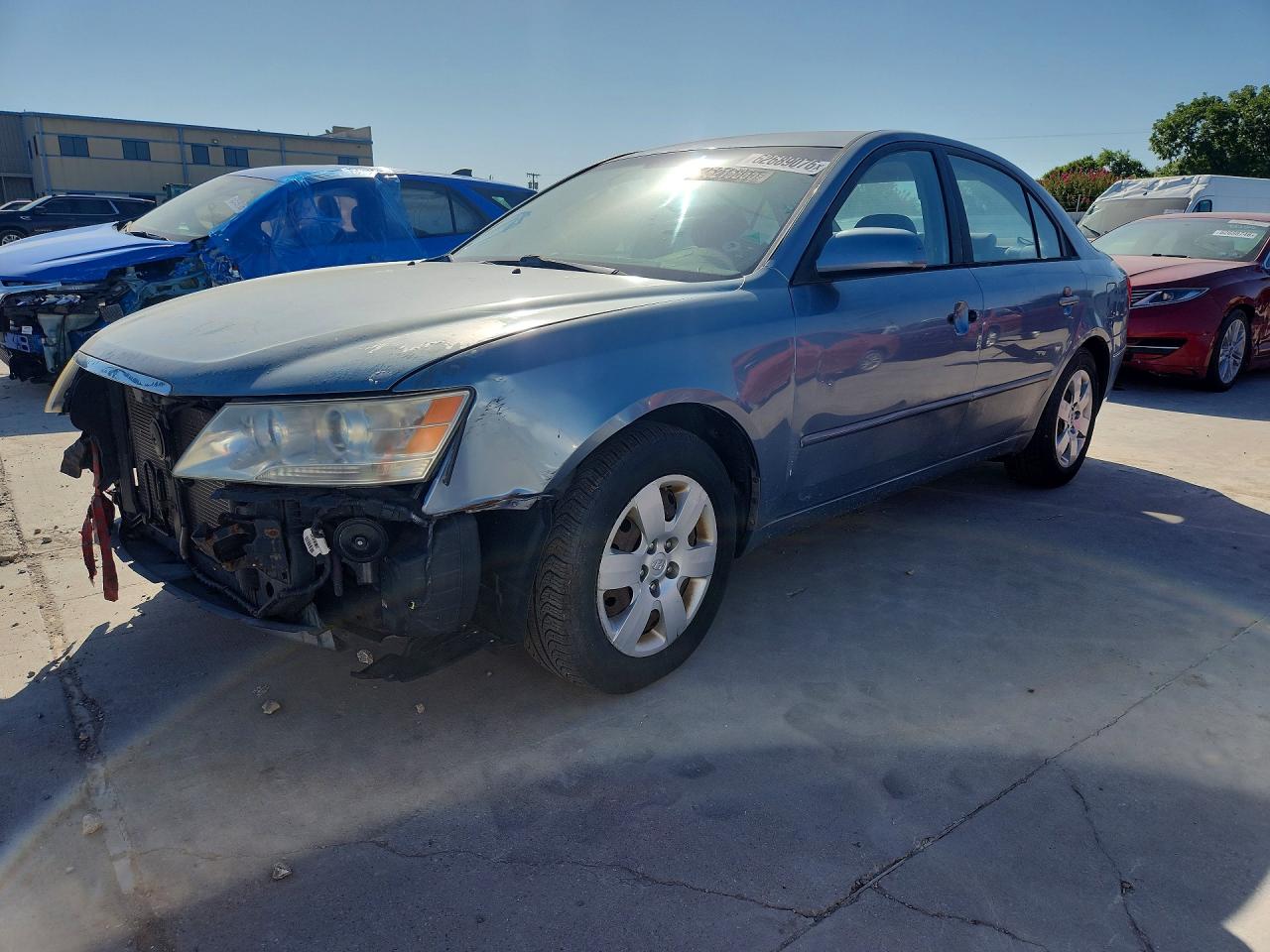 2010 Hyundai Sonata Gls Blue vin: 5NPET4AC4AH623459
