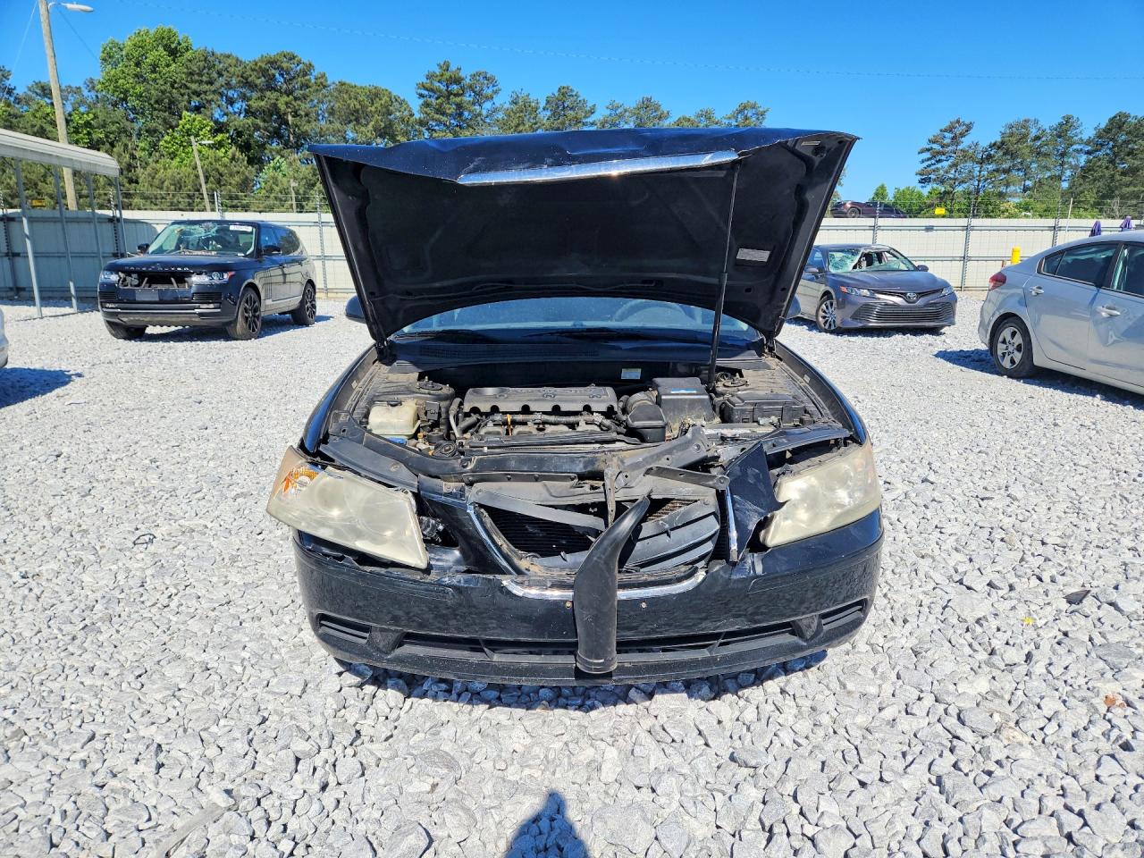 2010 Hyundai Sonata Gls Black vin: 5NPET4AC4AH634932
