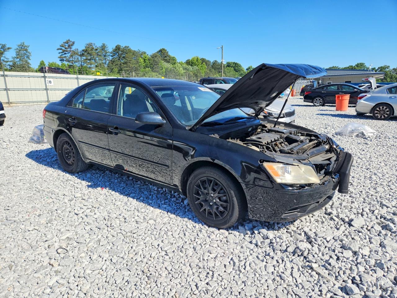 2010 Hyundai Sonata Gls Black vin: 5NPET4AC4AH634932