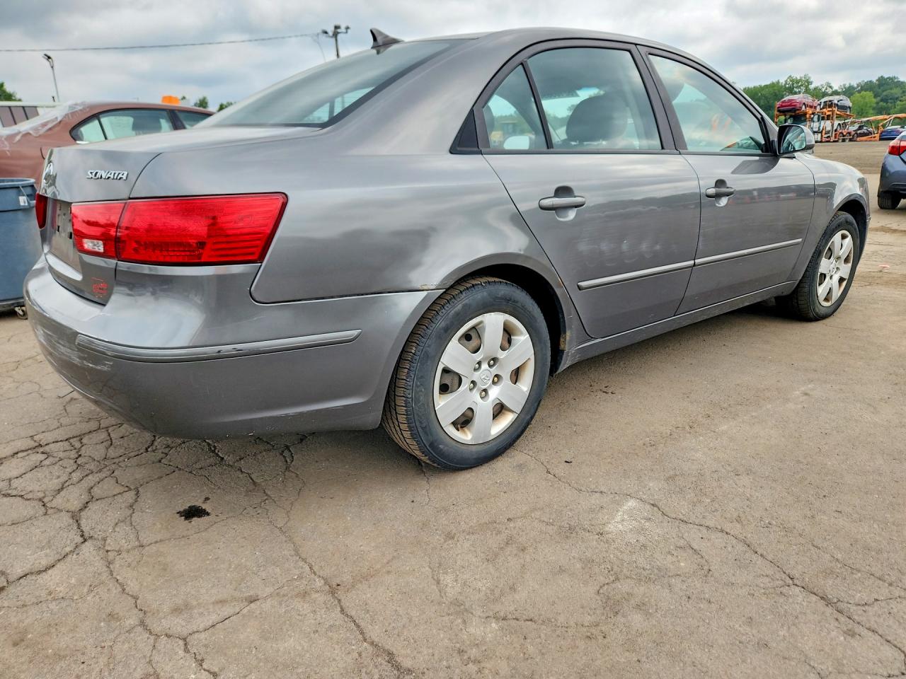 2010 Hyundai Sonata Gls Gray vin: 5NPET4AC5AH576006