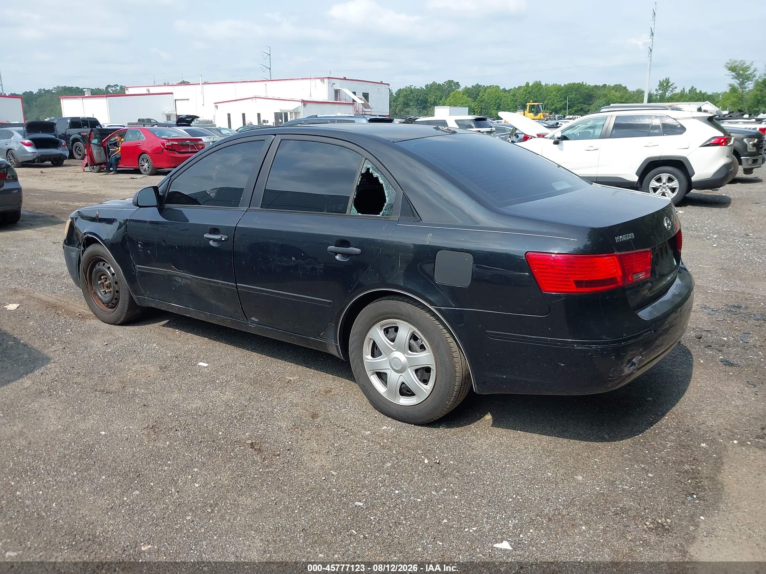 2010 Hyundai Sonata Gls Black vin: 5NPET4AC5AH576569