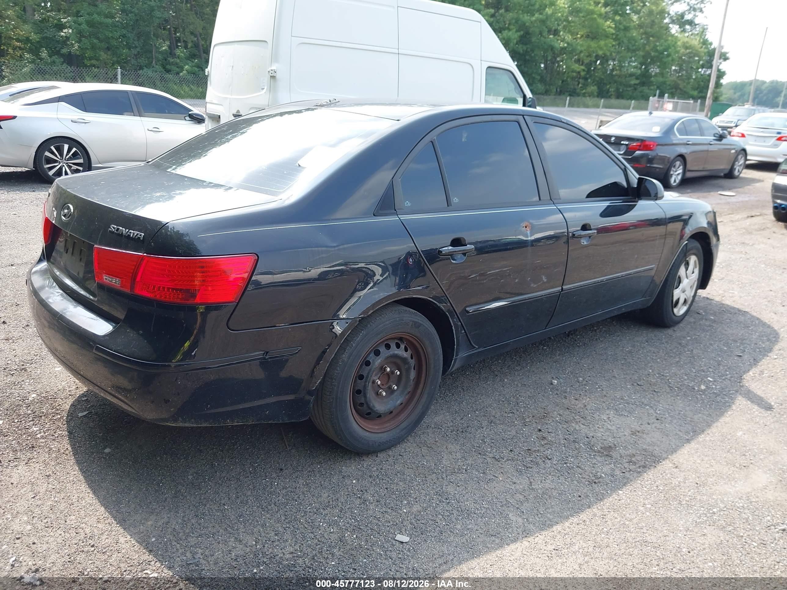 2010 Hyundai Sonata Gls Black vin: 5NPET4AC5AH576569