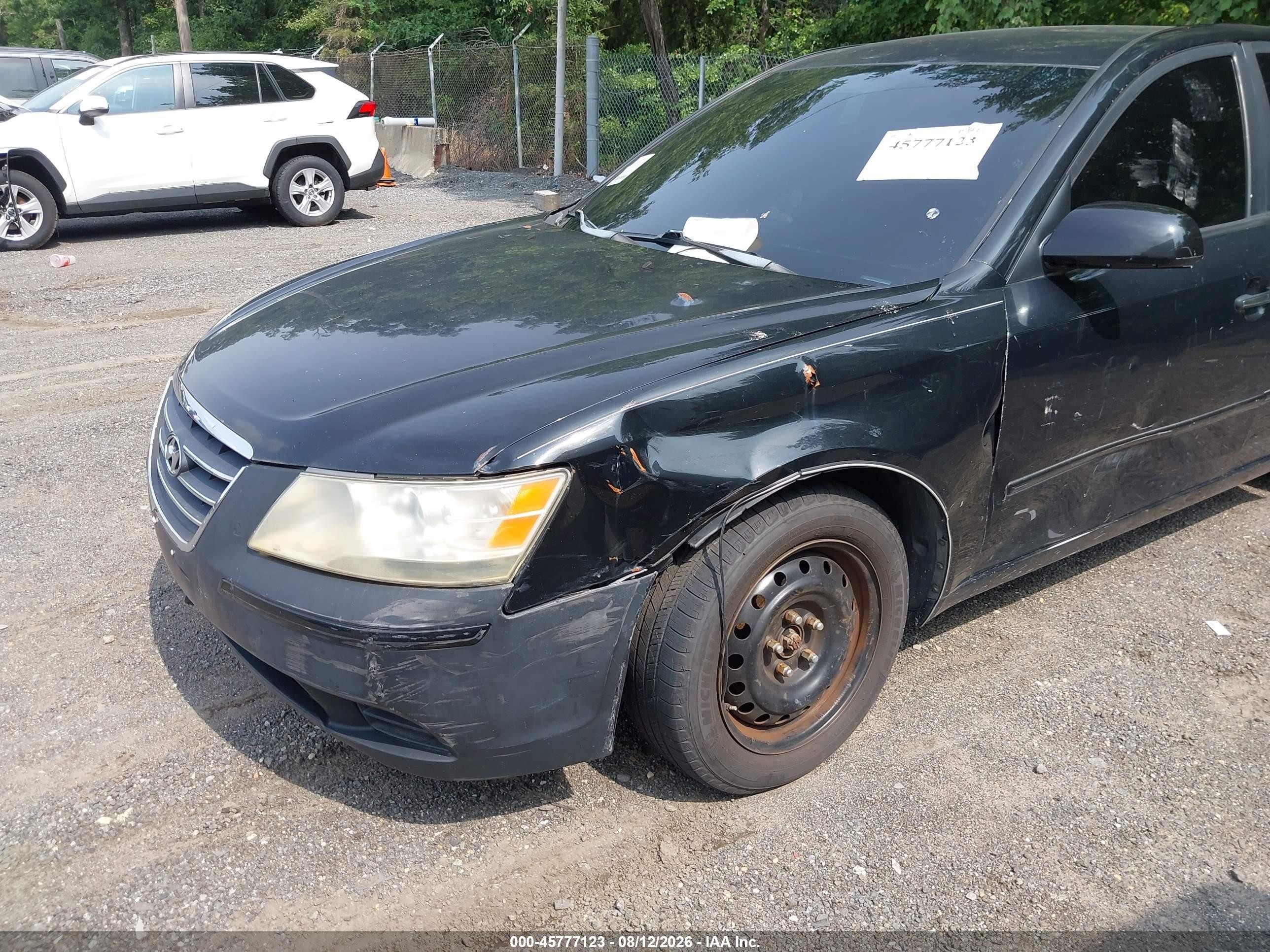 2010 Hyundai Sonata Gls Black vin: 5NPET4AC5AH576569