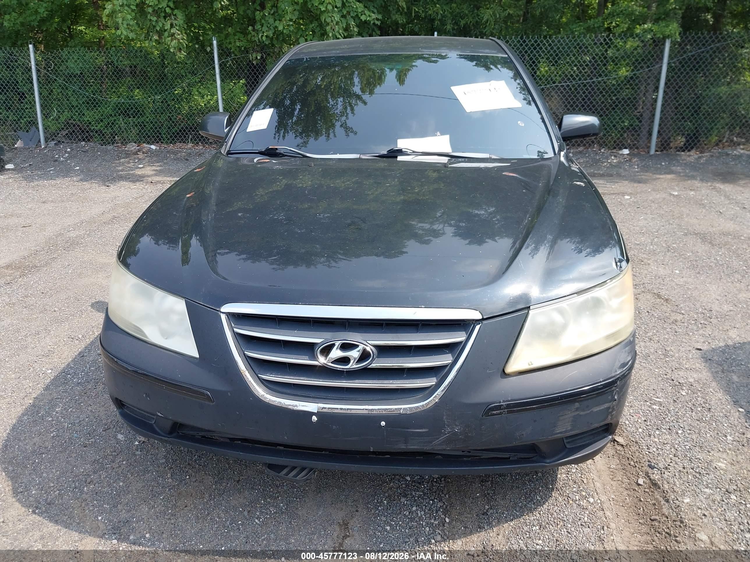 2010 Hyundai Sonata Gls Black vin: 5NPET4AC5AH576569